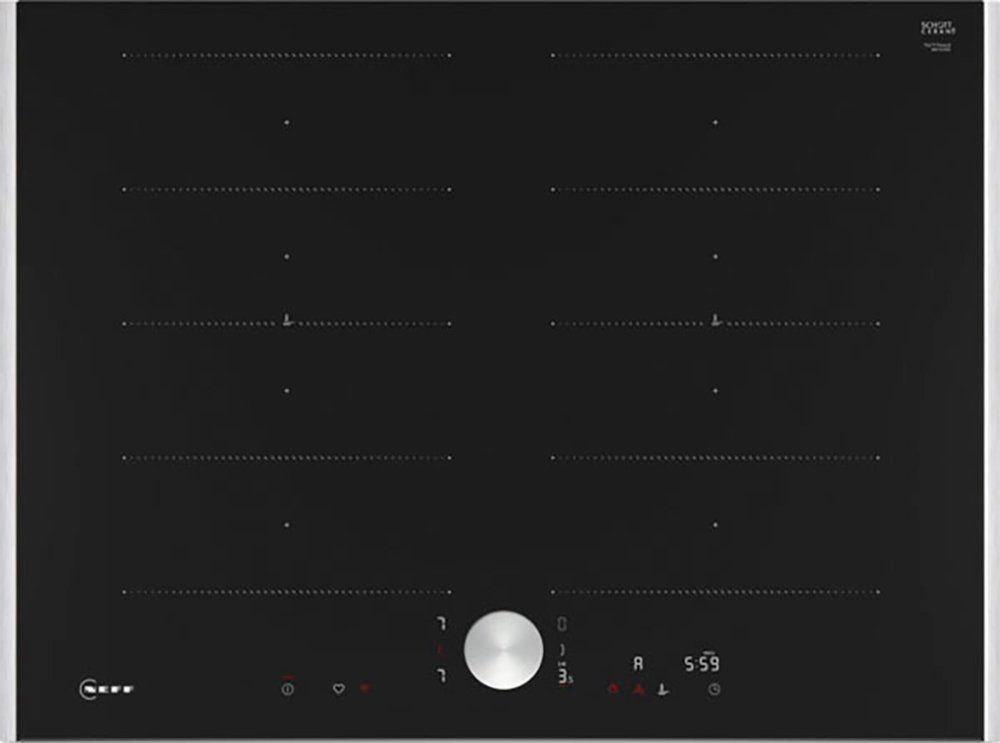 NEFF Flex-Induktions-Kochfeld von SCHOTT CERAN® N 90 T67TTX4L0, mit intuitiver Twist Pad® Bedienung