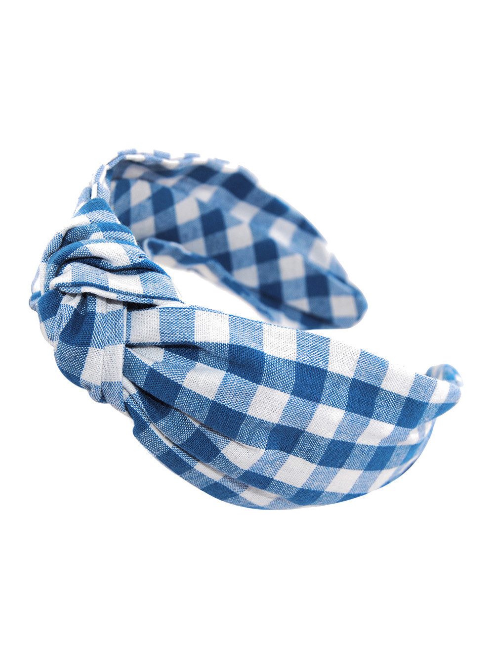 Haarreif Haarreif mit Knoten Vintage Look Kariert Haarreif