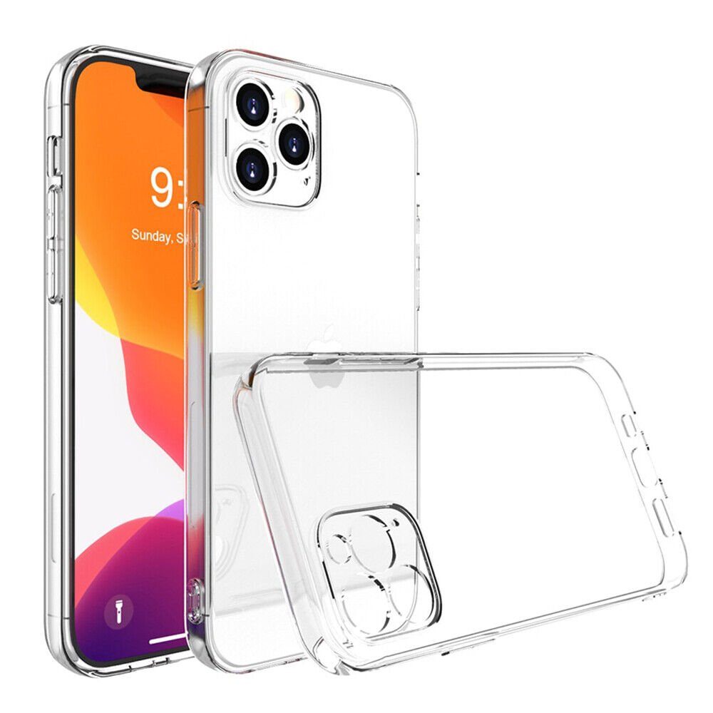 Baker Handyhülle Transparente Hülle für iPhone 16 15 14 13 12 Pro Max Mini Plus Case, Durchsichtig Schutzhülle Cover Case