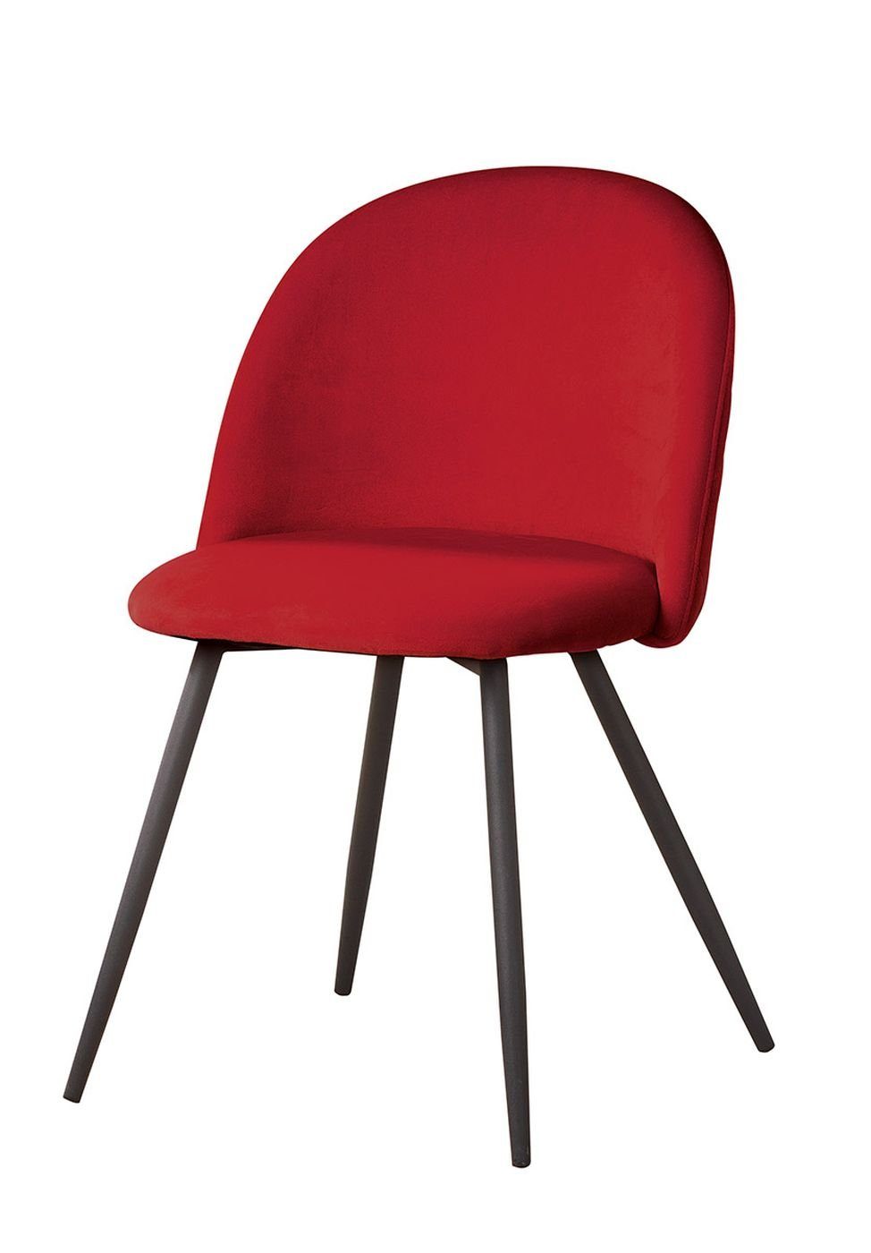 GILDE Sessel Holz Stuhl"Meran"rotgesteppt VE 2 (BxHxL) 45 cm x 79,5 cm x 43 cm, Stuhl Sessel Sitzplatz Sitzmöbel