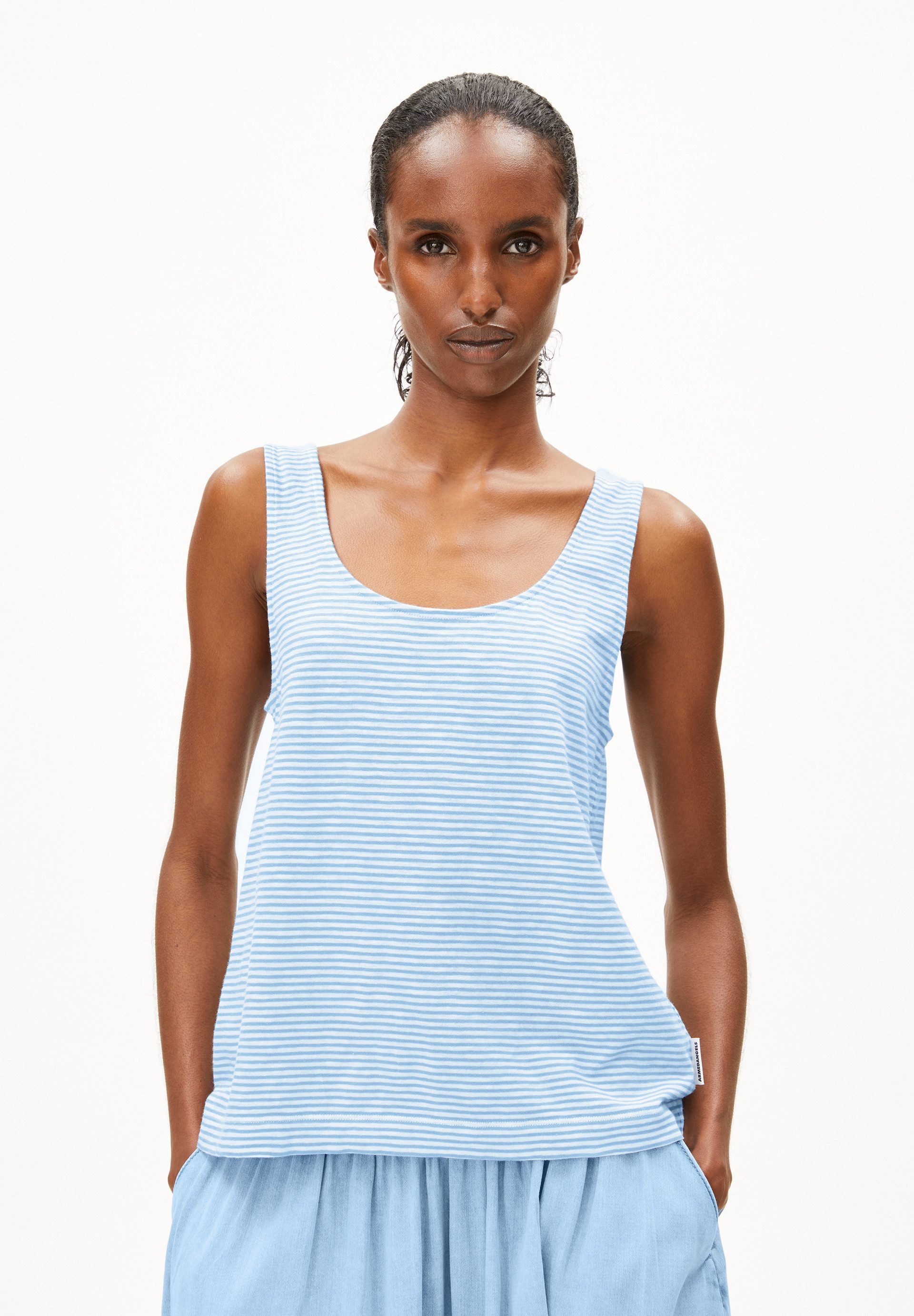 Armedangels T-Shirt MINAAMI LITA Top aus Bio-Baumwolle (Regular Fit) Tiefer günstig online kaufen