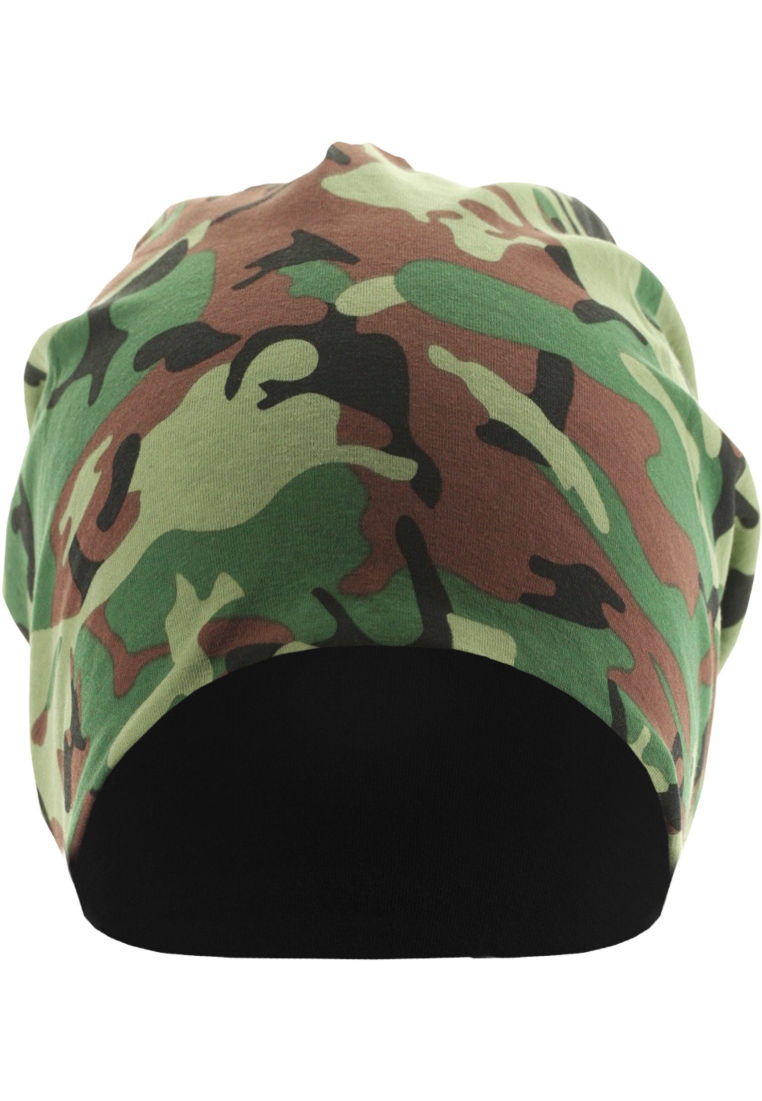 MSTRDS Beanie Accessoires Printed Jersey Beanie (1-St) greencamouflage/black