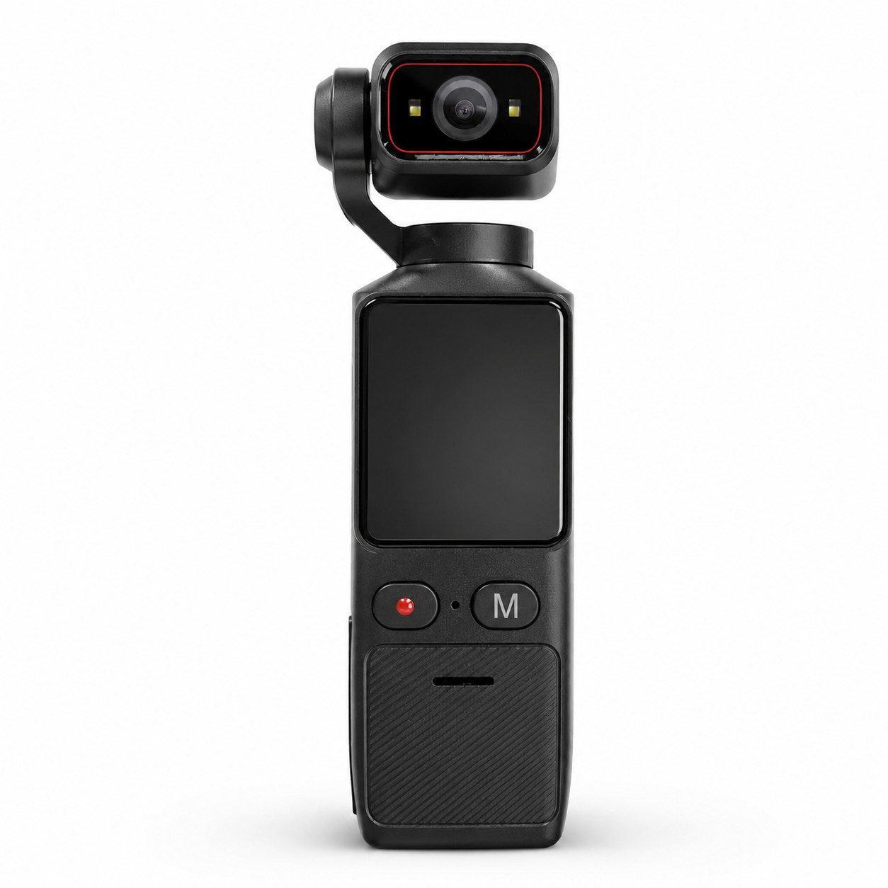 ibettertec Taschenkamera 4K mit 180° drehbarem Objektiv, Touchscreen Panoramakamera (integriertes Gimbal-Objektiv, kein weiteres Objektiv, 12 MP, 1x opt. Zoom, WLAN IEEE 802.11 b/g/n, inkl. Taschenkamera, Ladekabel, Handbuch, Eingebauter Gimbal, WLAN-Verbindung, Touchscreen, 4K-Videoaufnahme)
