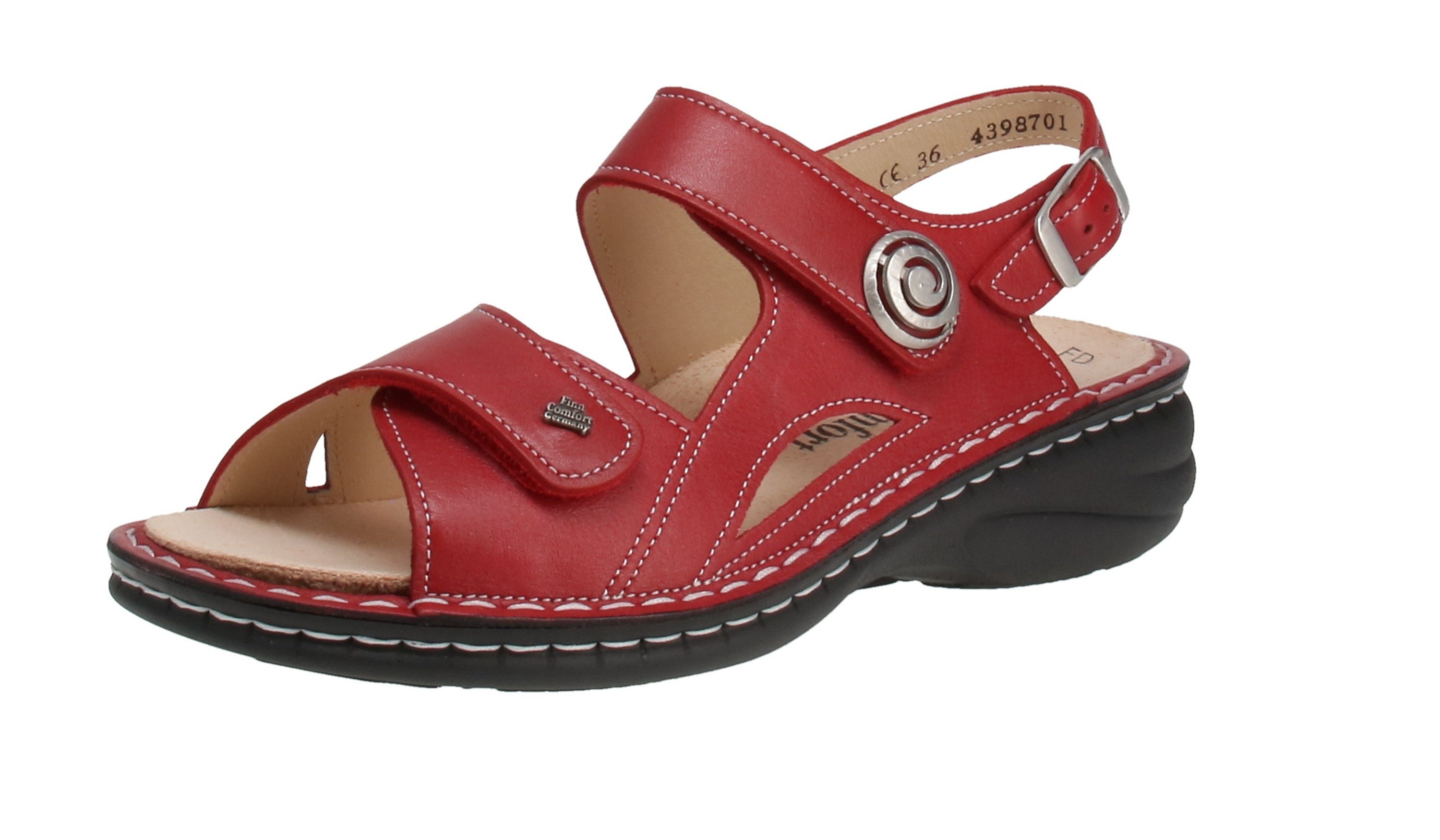 Finn Comfort 02627-604420 Denia - Damen Sandalen - Pomodore Sandale