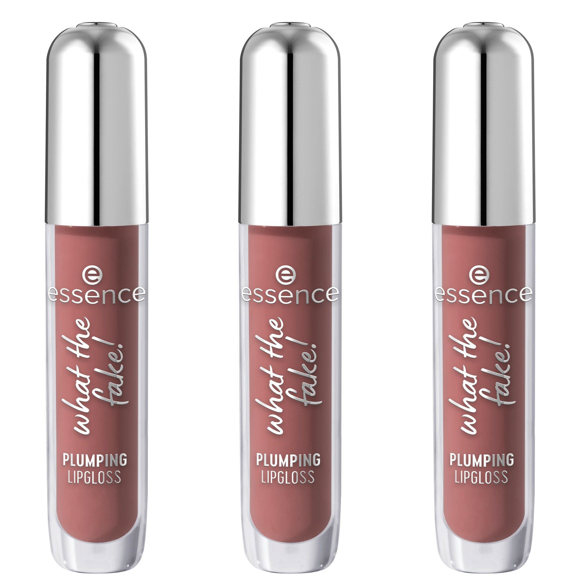Essence Lip-Booster what the fake! PLUMPING LIPGLOSS, 3-tlg.