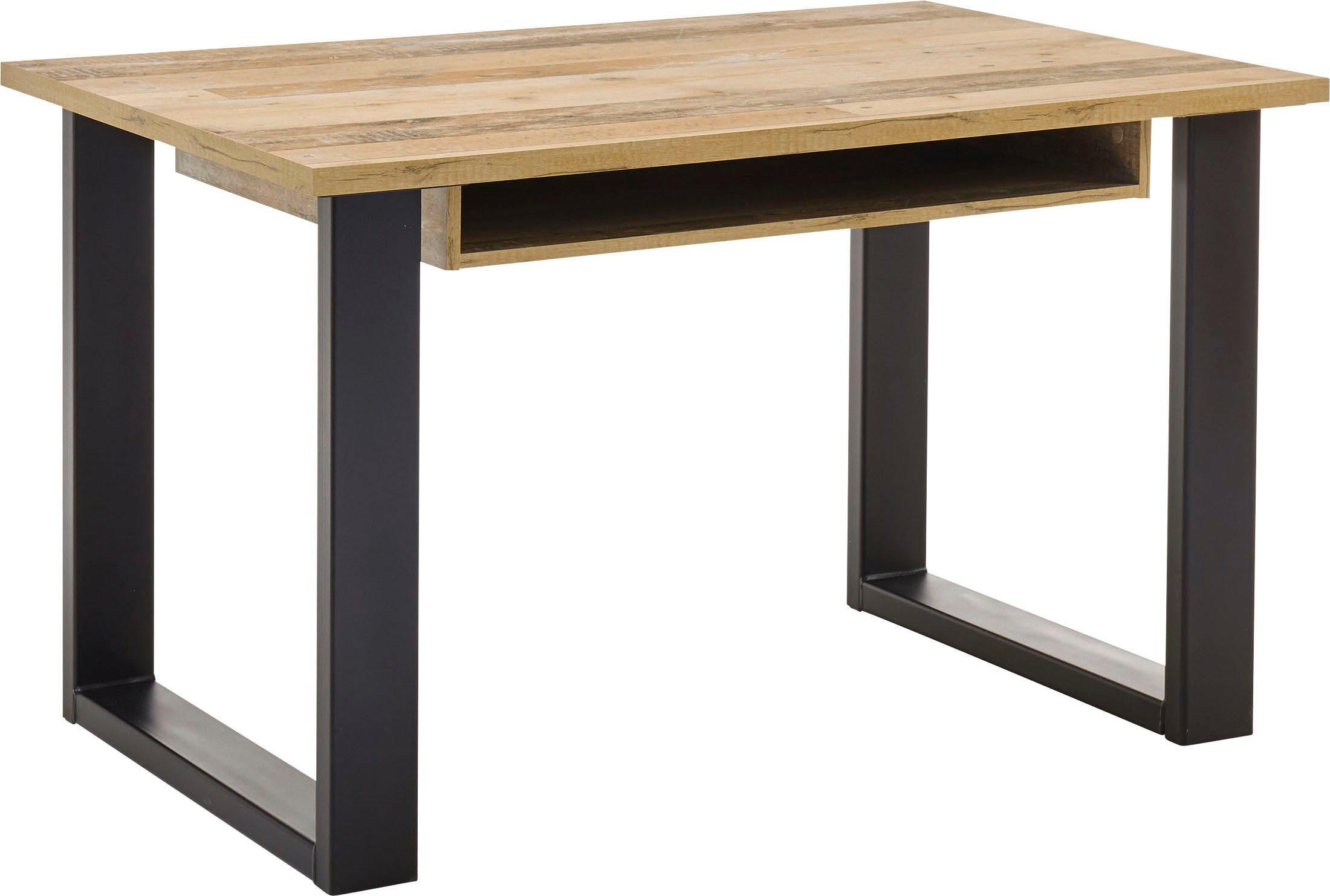 Home affaire Schreibtisch SHERWOOD, Computertisch im Industrie-Design, Breite 125 cm