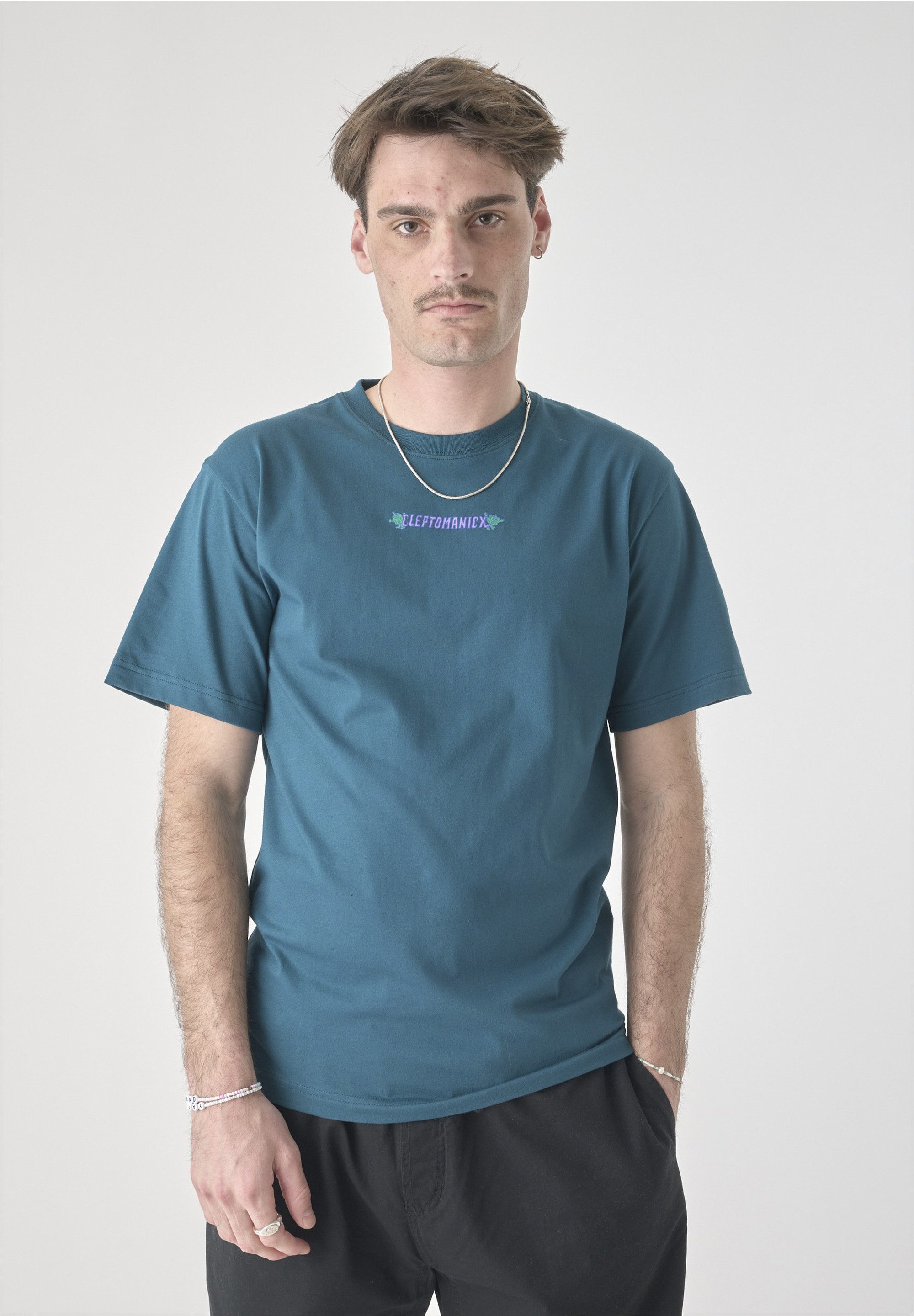 Cleptomanicx T-Shirt Eat Your Greens mit lockerem Schnitt