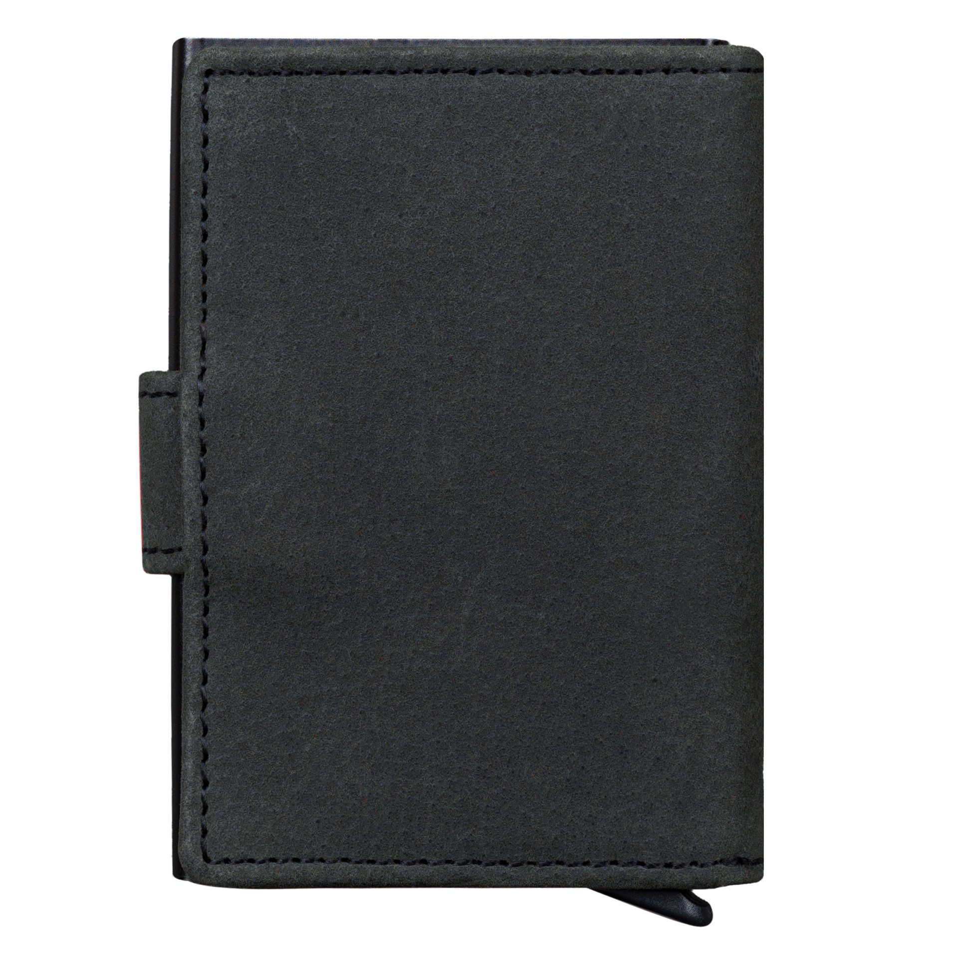 Benthill Geldbörse Herren Echt Leder RFID Slim Klein Smart Wallet Kartenetui Portemonnaie, RFID-Schutz Kartenfächer Münzfach – Bild 5 von 5