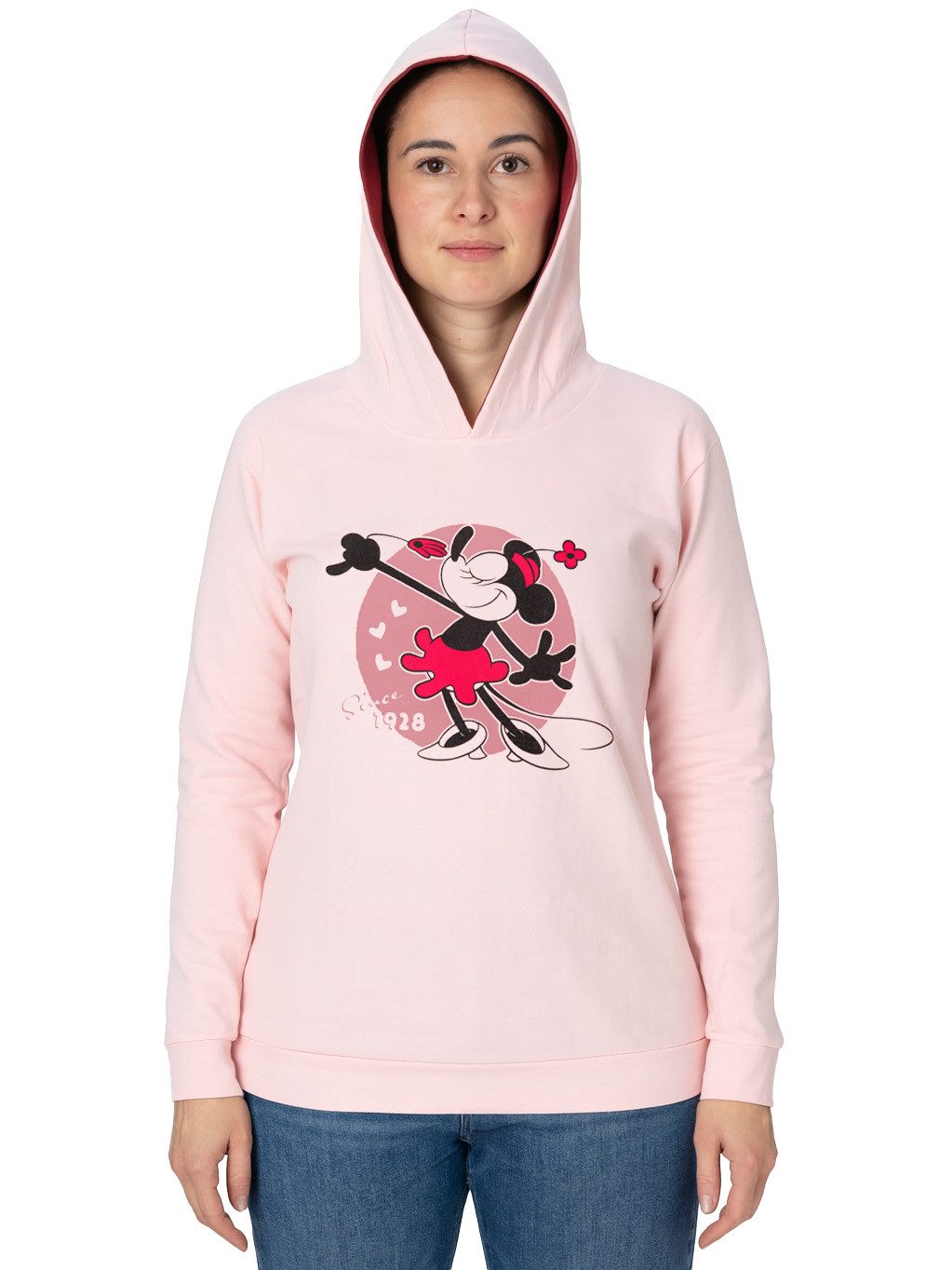United Labels® Sweatshirt Disney - Minnie Mouse mit Blümchen, classic - Hoodie