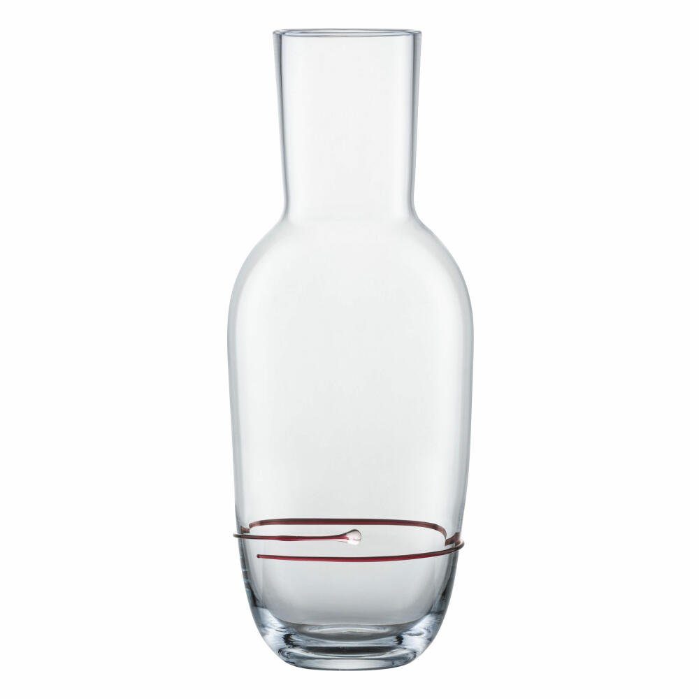 Zwiesel Glas Karaffe Aura Rot, handgefertigt