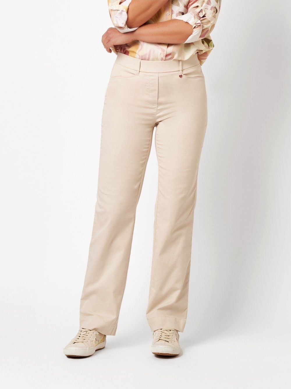 Relaxed by TONI Palazzohose Scarlet Wide aus Baumwoll-Satin