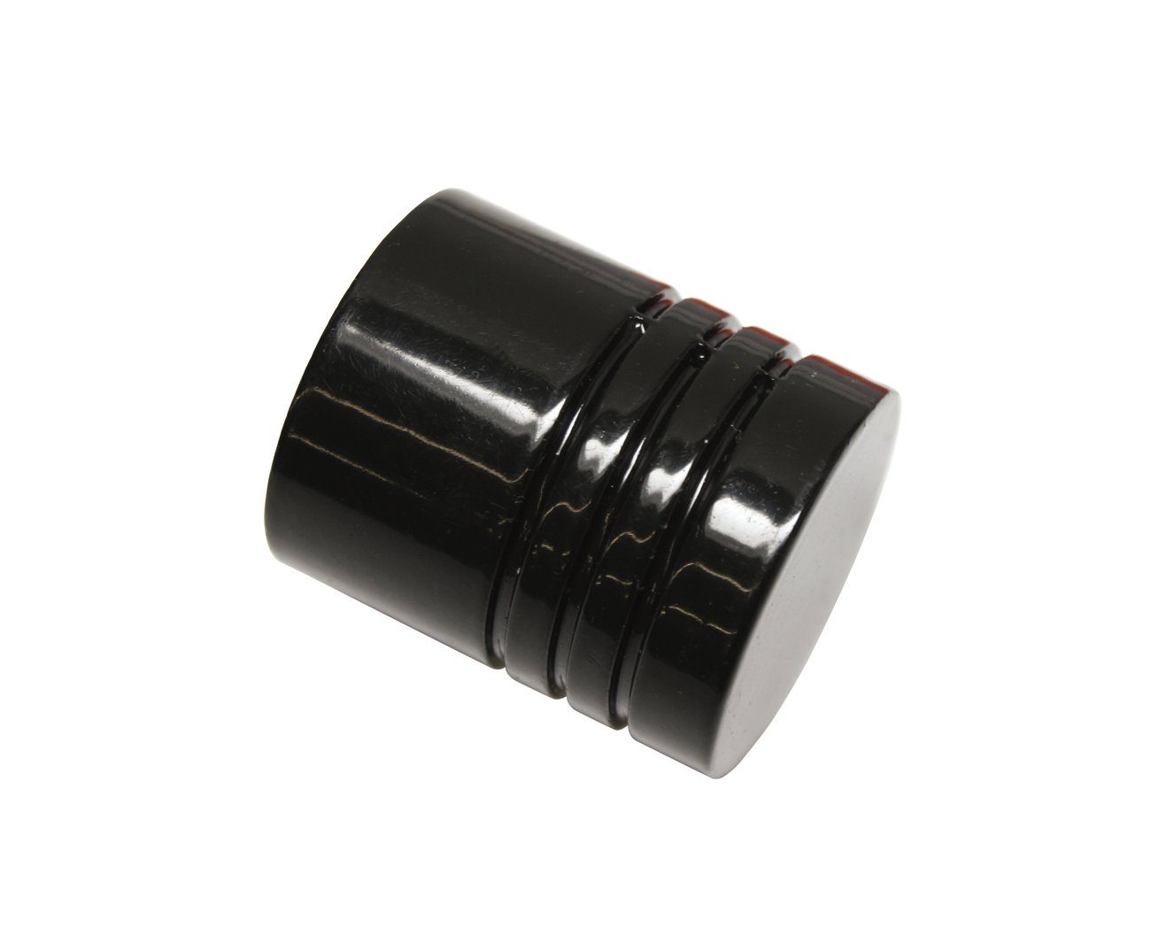 GARDINIA Gardinenstangen-Endstück Zylinder, (2-St), Serie Einzelprogramm Chicago Ø 20 mm