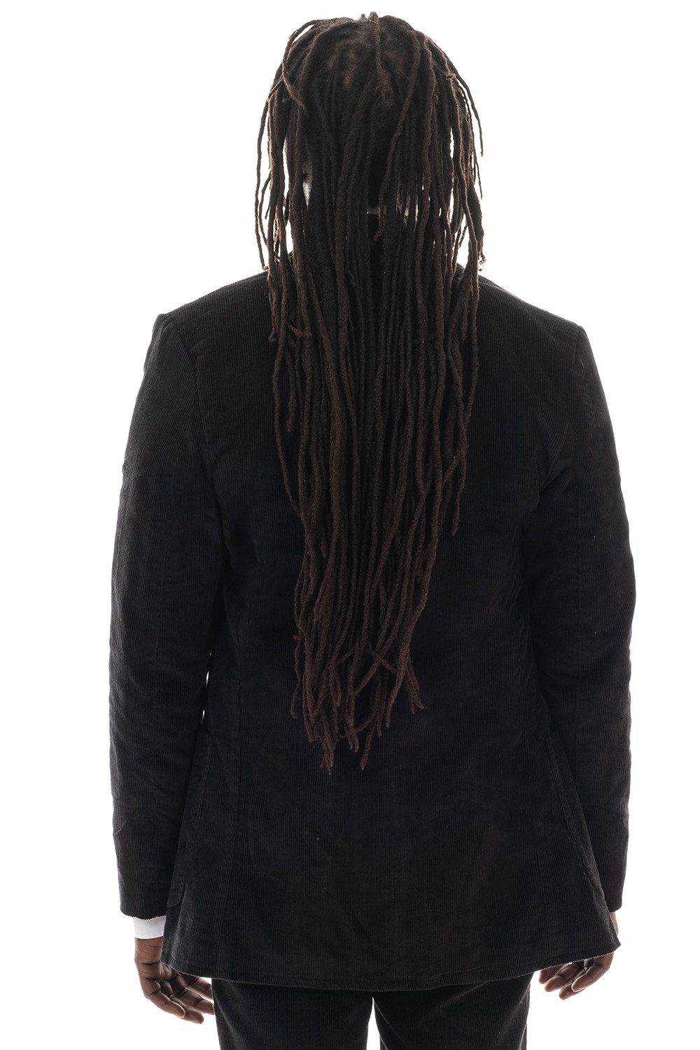 Comycom Sakko Herren 70er Cord schwarz