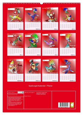 CALVENDO Wandkalender Spaßvogel-Kalender / Planer (Premium, hochwertiger DIN A2 Wandkalender 2023, Kunstdruck in Hochglanz)