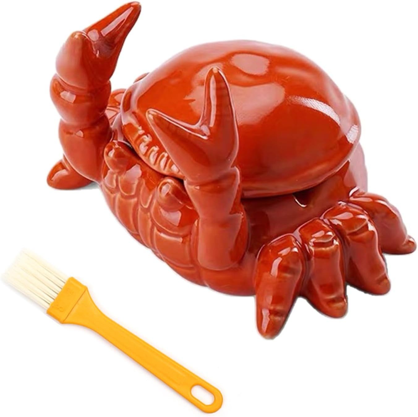 FELIXLEO Aschekasten Aschenbecher für draußen mit Deckel Winddicht Geruchsdicht Orange