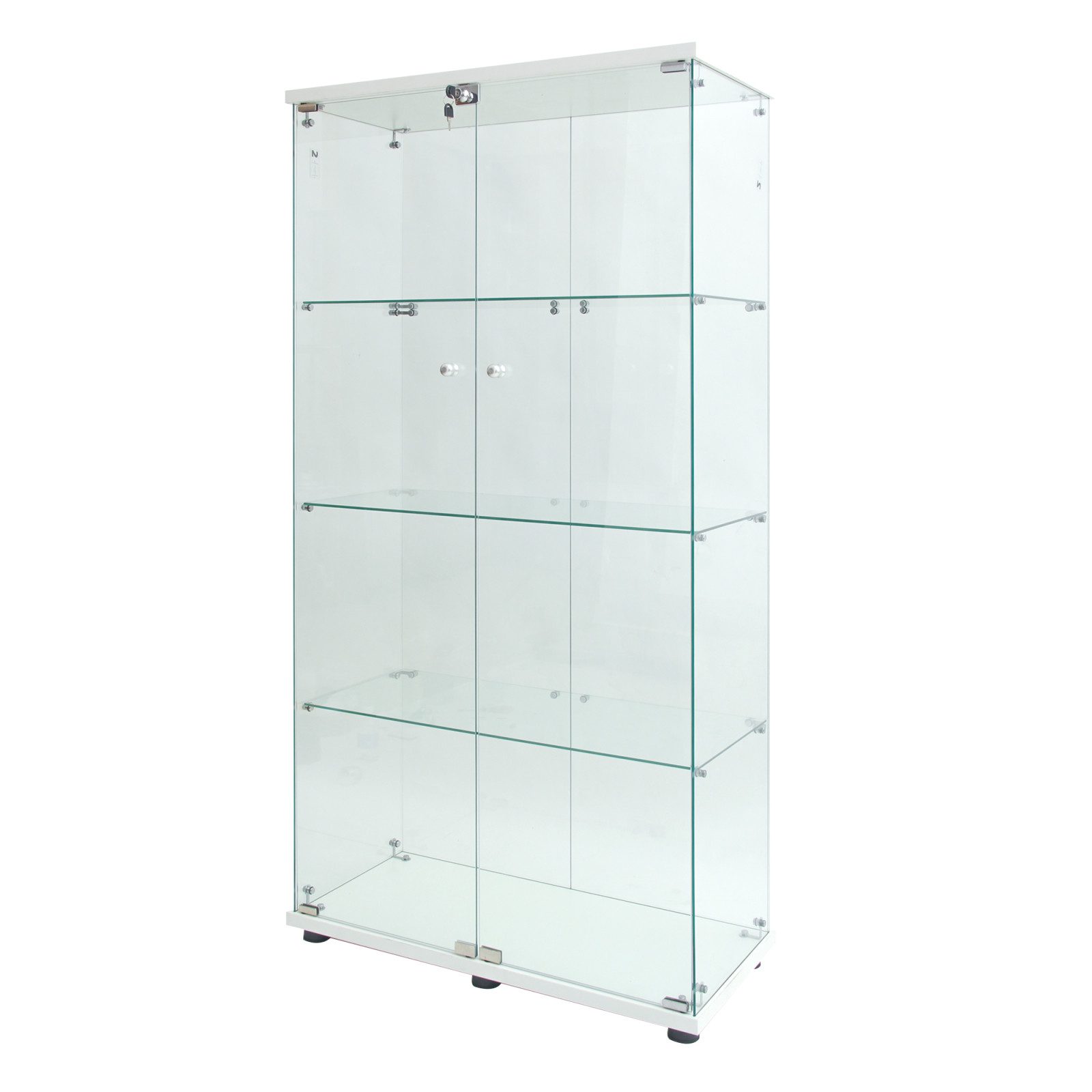 Furnishings Home Glasvitrine Vitrine Doppeltür Hoch günstig online kaufen