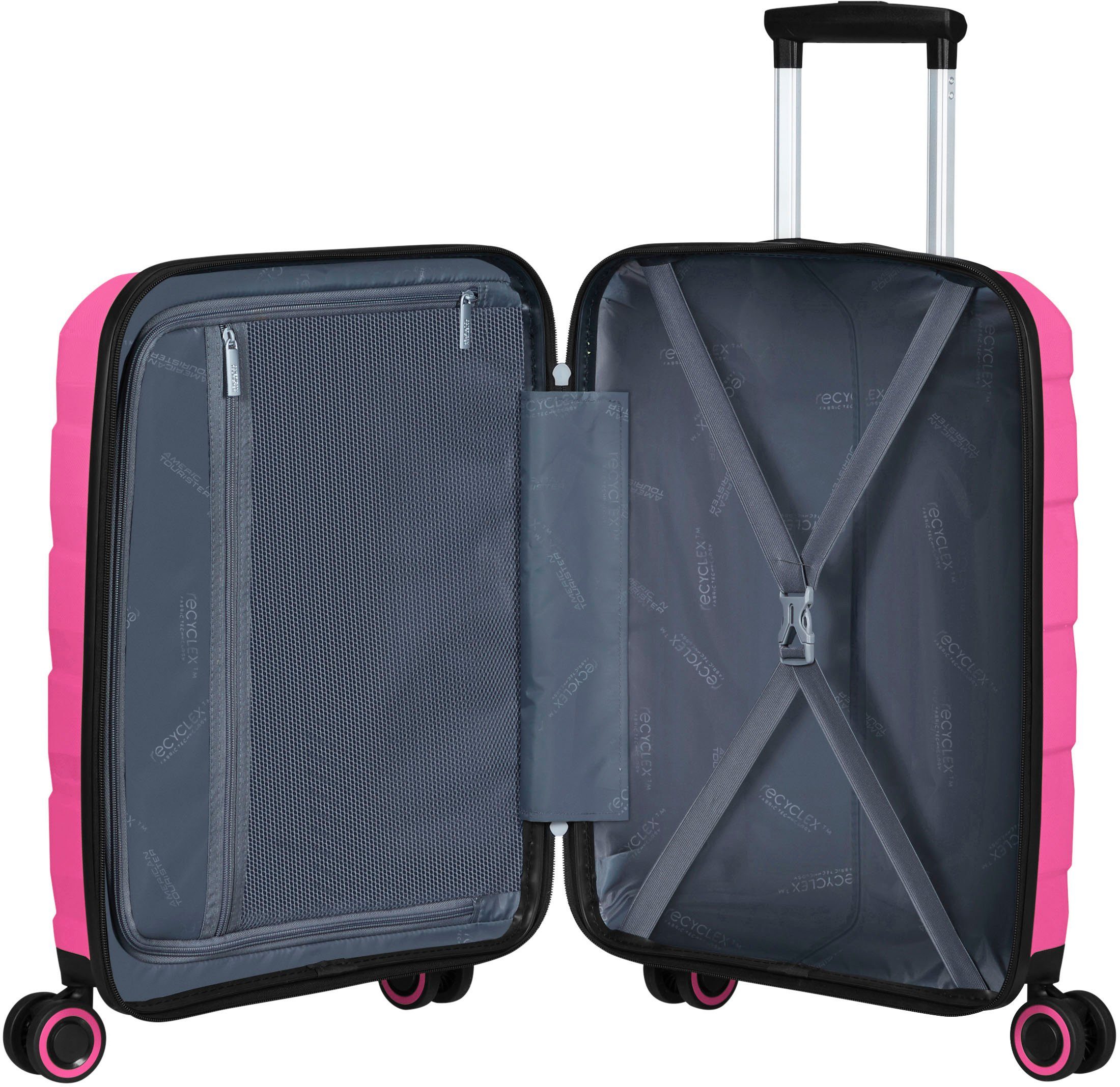 American Tourister® 55 cm, Hartschalen-Trolley 4 Move, Rollen Peace Air Pink