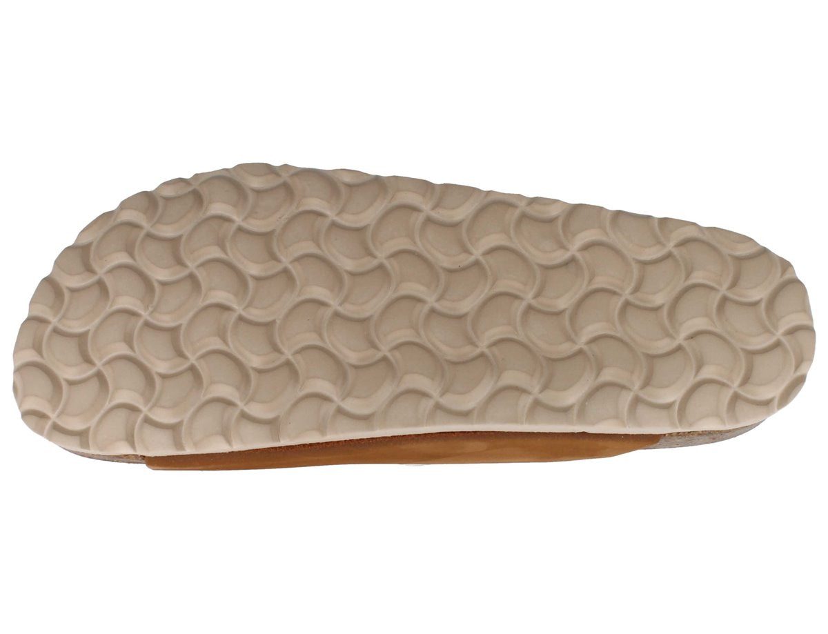 natural Sense NATURAL SENSE Damen Pantolette braun Leder Pantolette