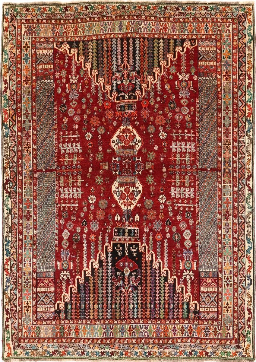 Orientteppich Shiraz 205x290 Handgeknüpfter Orientteppich / Perserteppich, Nain Trading, rechteckig, Höhe: 10 mm