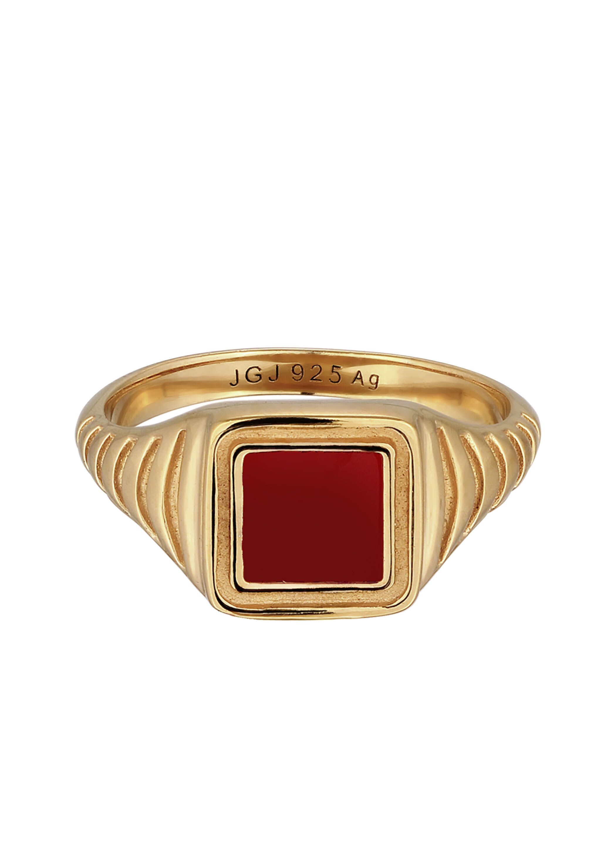 Elli Siegelring Ring Signet 925 Sterling Silber