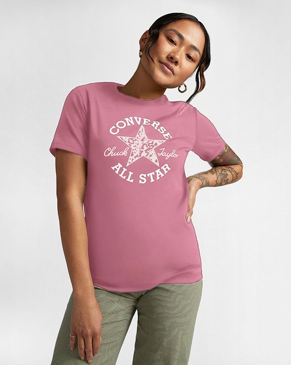 PATCH T-Shirt CHUCK flamingo INFILL Converse night TEE