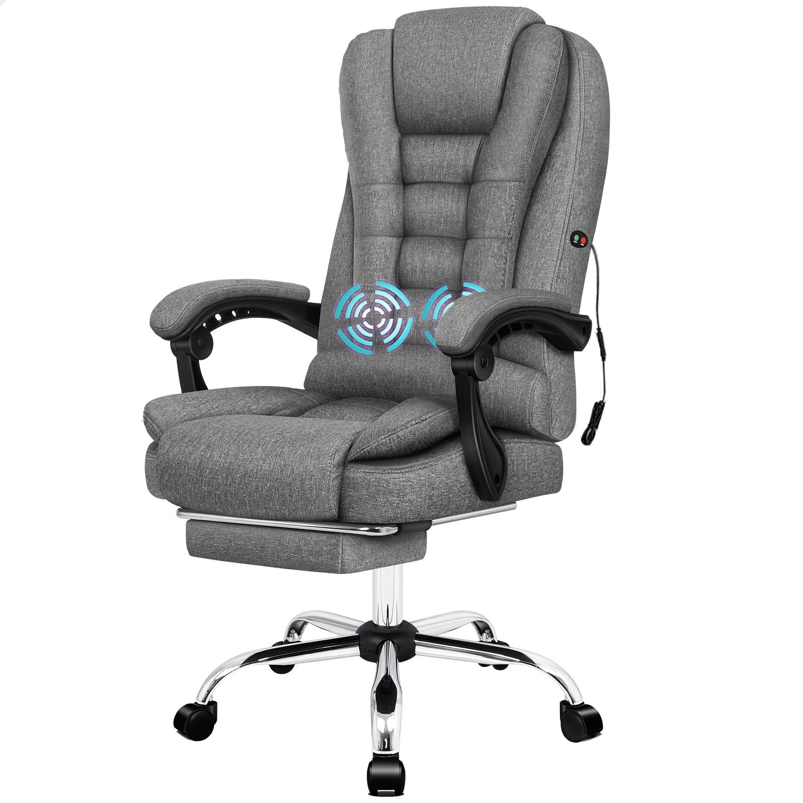 ALFORDSON Bürostuhl Gaming-Stuhl, Massage-Computerstuhl mit Wippfunktion, günstig online kaufen