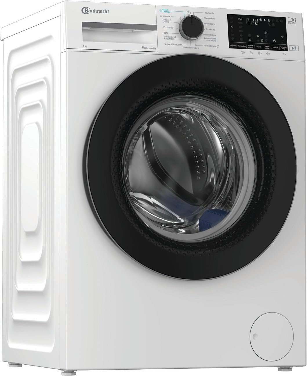 BAUKNECHT Waschmaschine B W 9A30 BS, 9 kg, 1400 U/min, Adaptive Wash – Intelligente Anpassung für perfekte Waschergebnisse