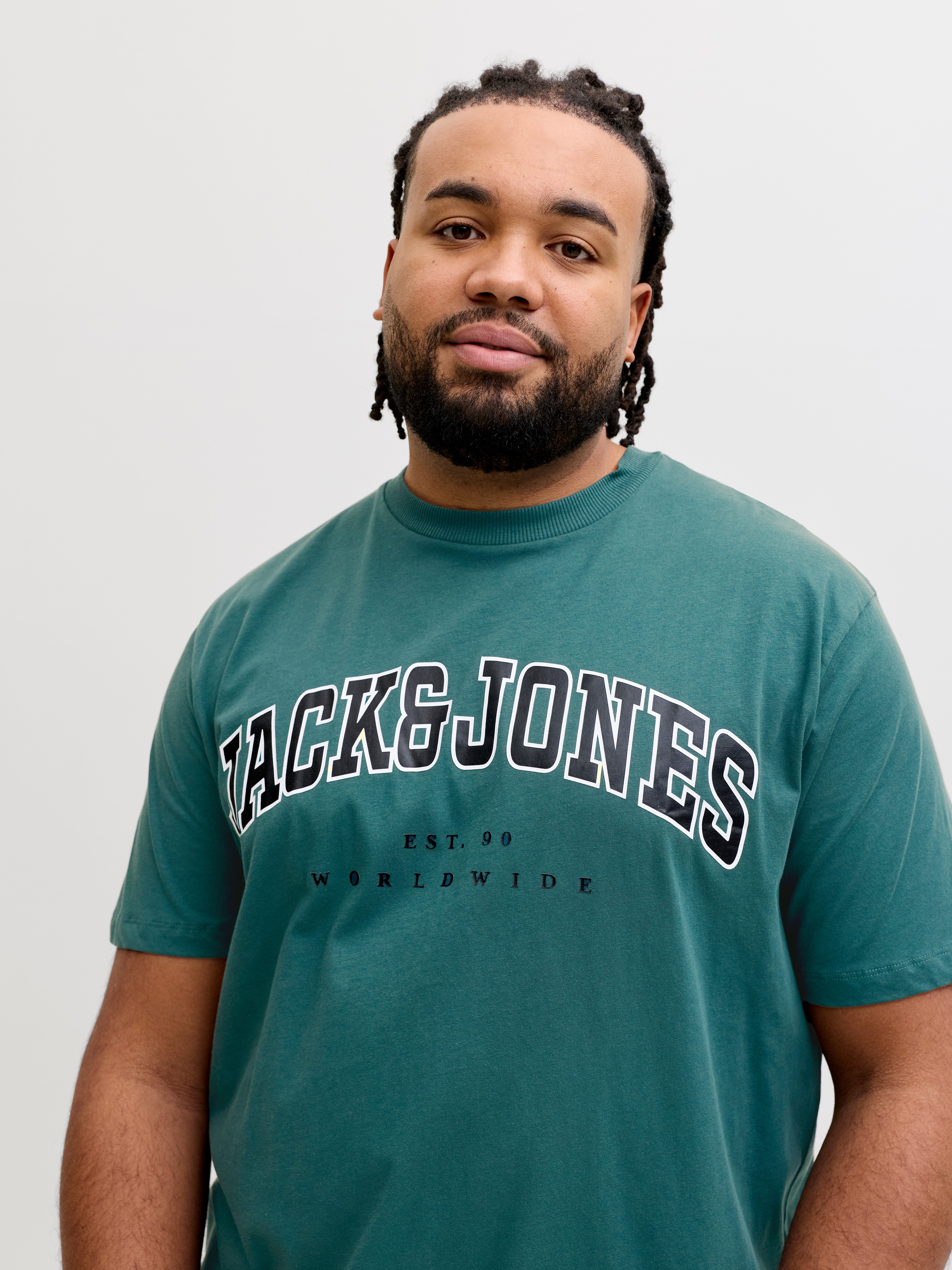 Jack & Jones PlusSize T-Shirt JJECALEB VARSITY TEE SS O-NECK NOOS PLS mit L günstig online kaufen