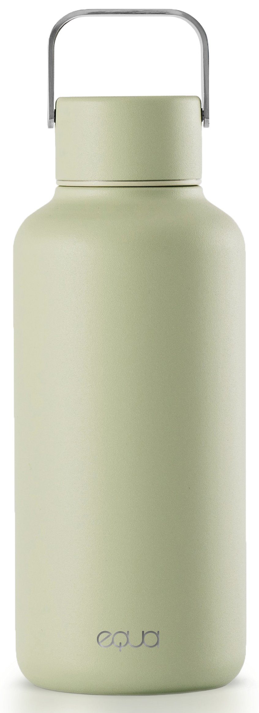 equa Trinkflasche Timeless Off Matcha, Leichtgewicht aus Edelstahl, Tragegriff Matcha 683358