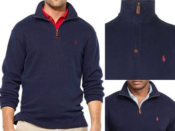 Ralph Lauren Sweatshirt POLO RALPH LAUREN Half Zip Jumper Troyer Sweater Sweatshirt Pulli Pull