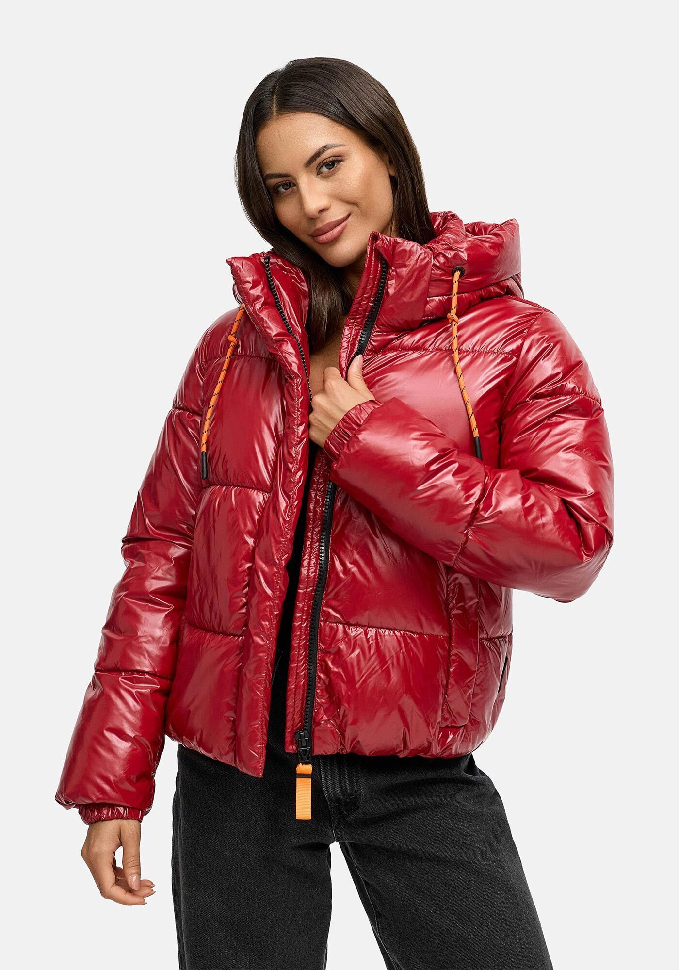 Marikoo Winterjacke Skyraa Leicht glänzendes Obermaterial günstig online kaufen