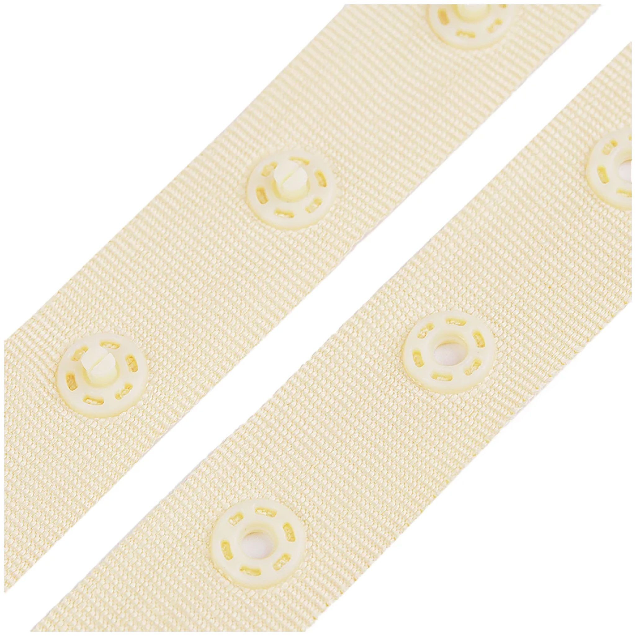 maDDma Druckknopf 3m Druckknopfband 18mm Druckknopf Band Bodyverschluss Miederband, Breite 18 mm Abstand 18 mm