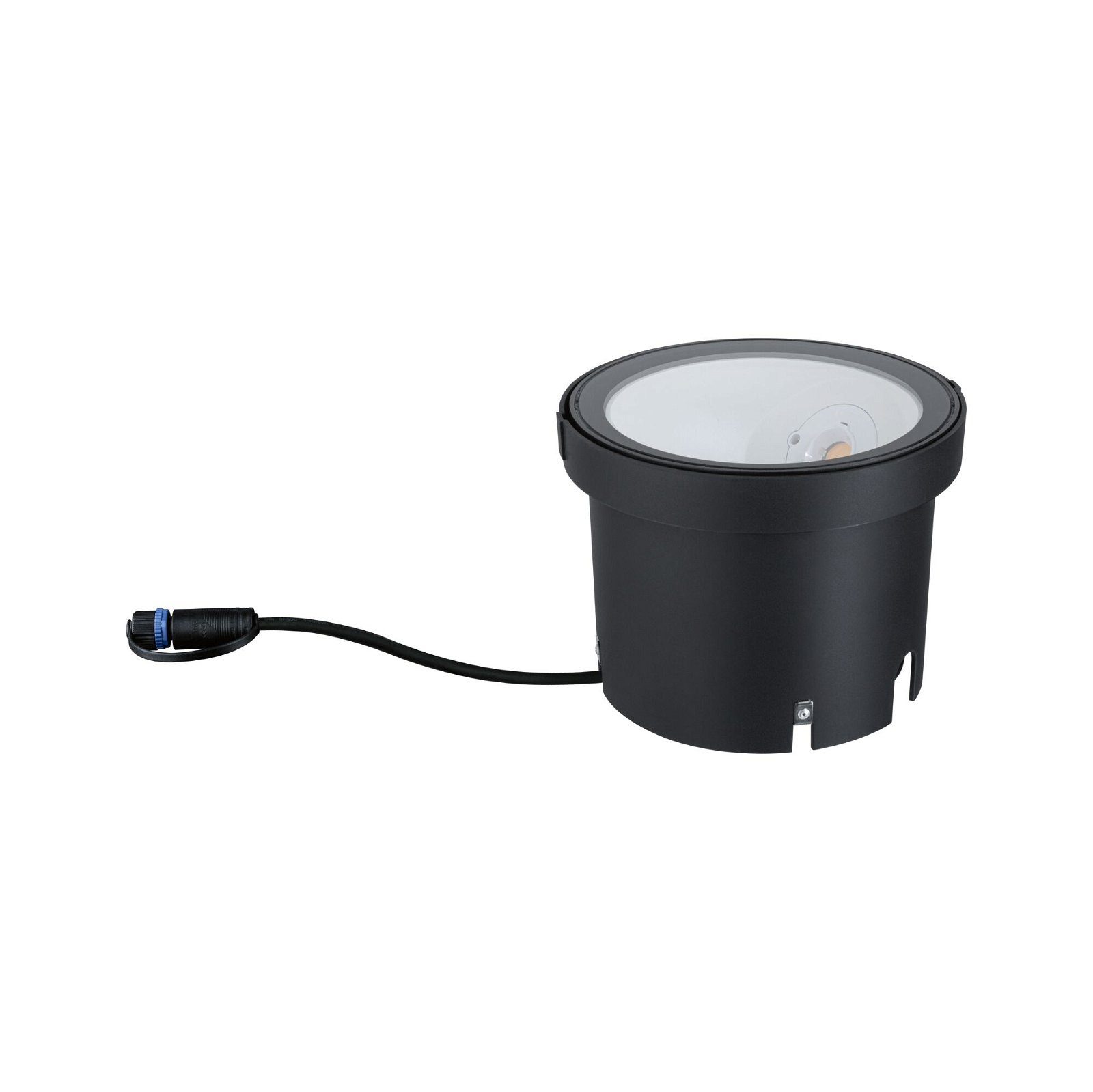Paulmann LED Gartenstrahler Plug & Shine Wandfluter Ocos Einzelleuchte IP67 3000K 6,1W Anthrazit, LED fest integriert, Warmweiß