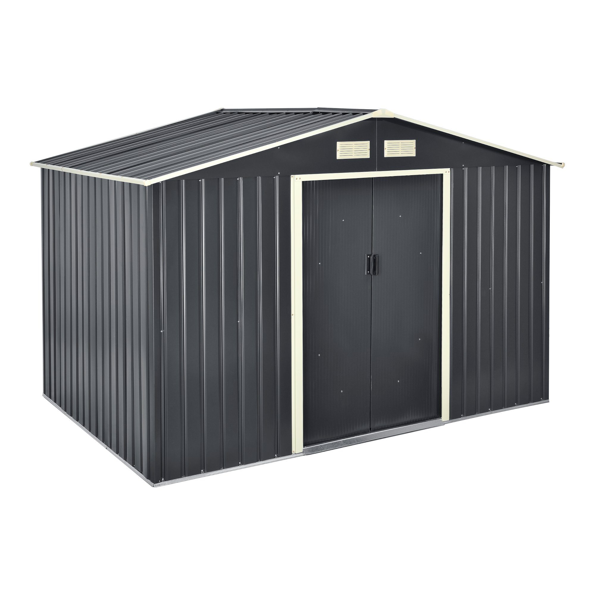 en.casa Gartenhaus, BxT: 277x191 cm, Gartenschuppen günstig online kaufen
