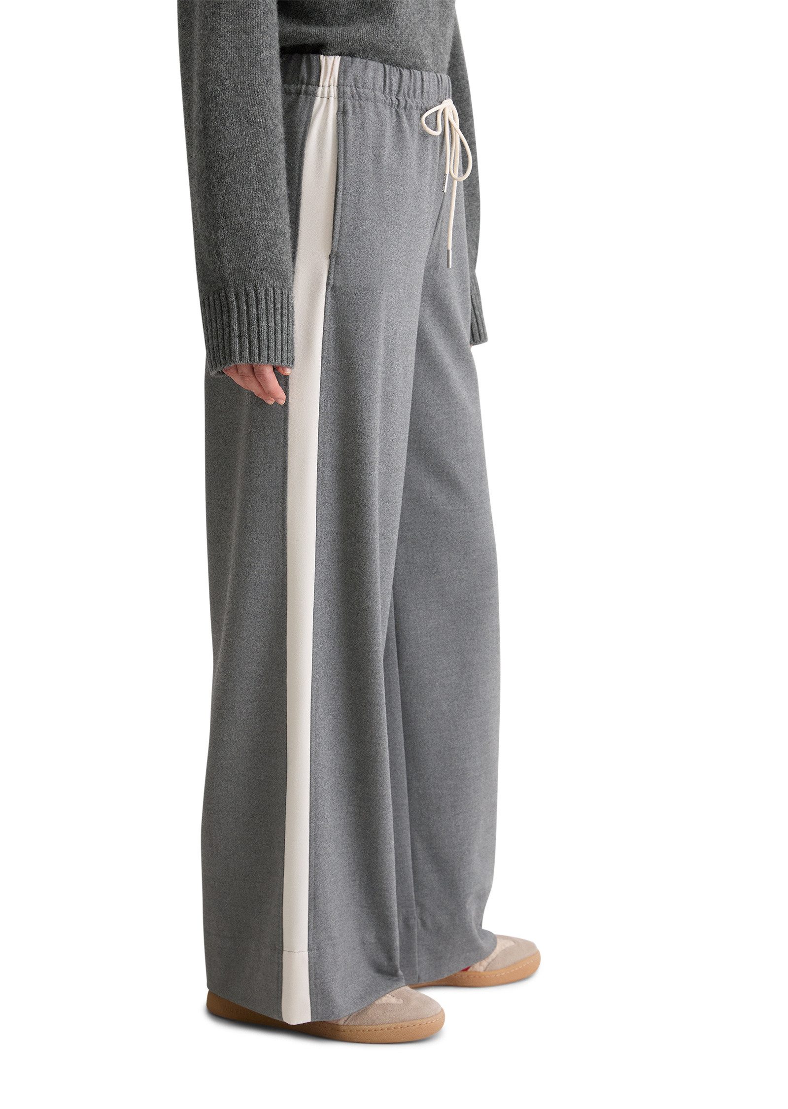 Marc O'Polo Chinohose aus weichem Polyester-Viskose-Twill