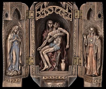 Figuren Shop GmbH Dekoobjekt Triptychon Flügelaltar - Pieta groß - Veronese - Marienstatue Altar