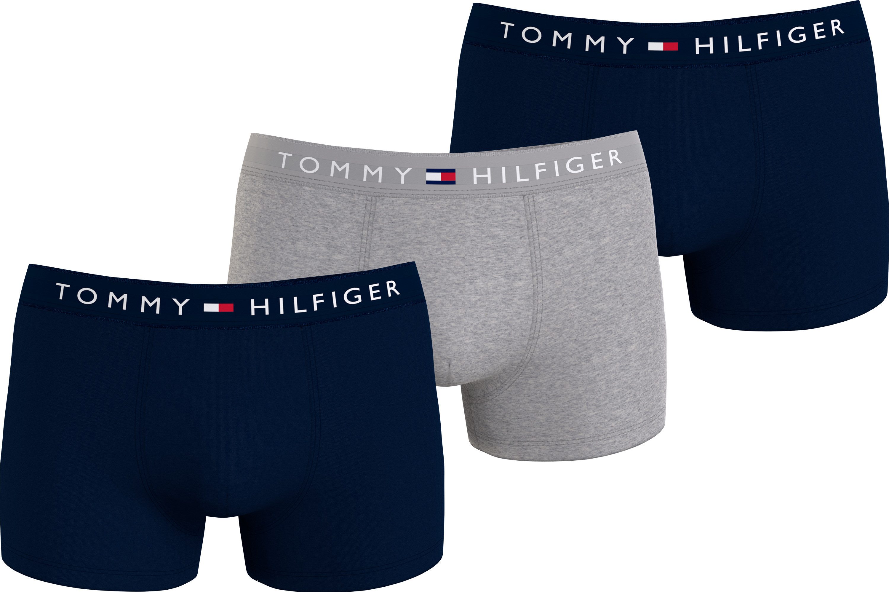 Tommy Hilfiger Underwear Trunk 3P TRUNK WB (Packung, 3-St., 3er) mit Logobund