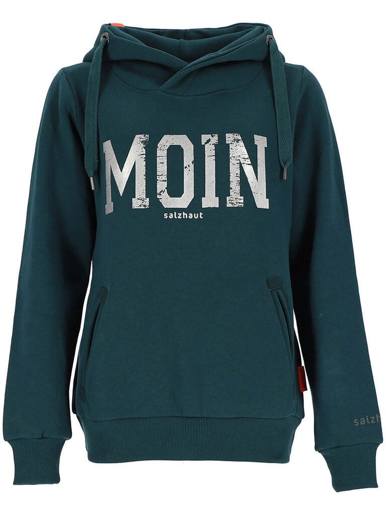 salzhaut Kapuzenpullover Damen Hoodie Sünn mit Moin-Print - Modischer Pullo günstig online kaufen