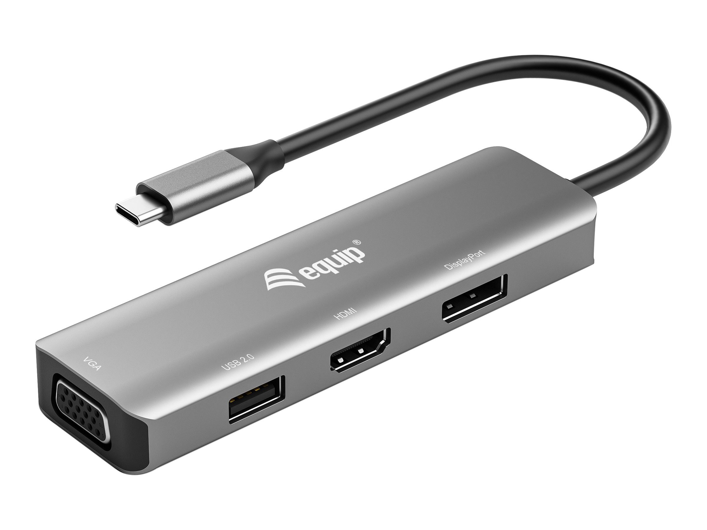 EQUIP Adapter USB-C -> HDMI/DisplayPort/VGA HDMI-Kabel