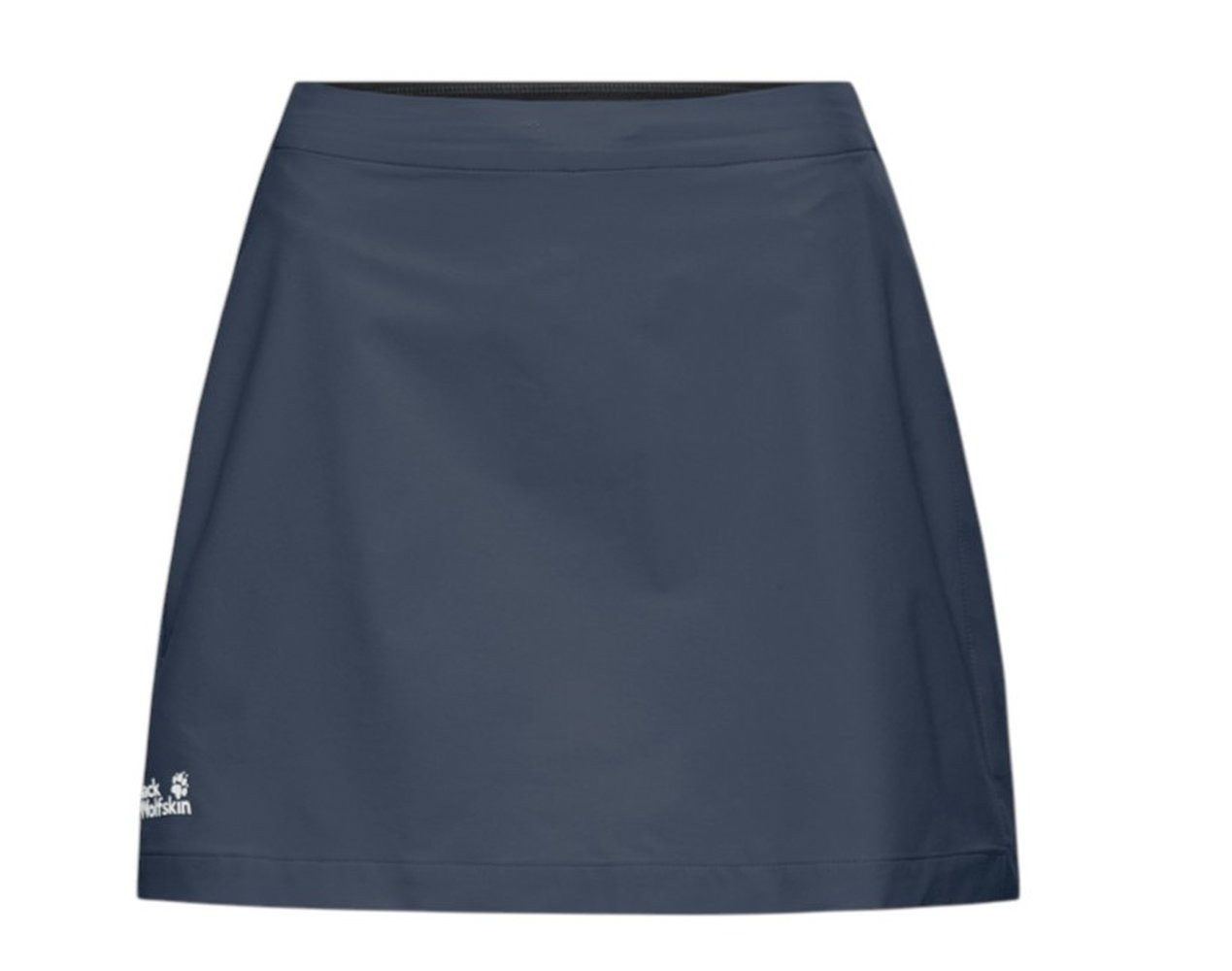 Jack Wolfskin Sommerrock Prelight Pulse Skort (mit Innenhose, atmungsaktiv) dunkelblau Damen