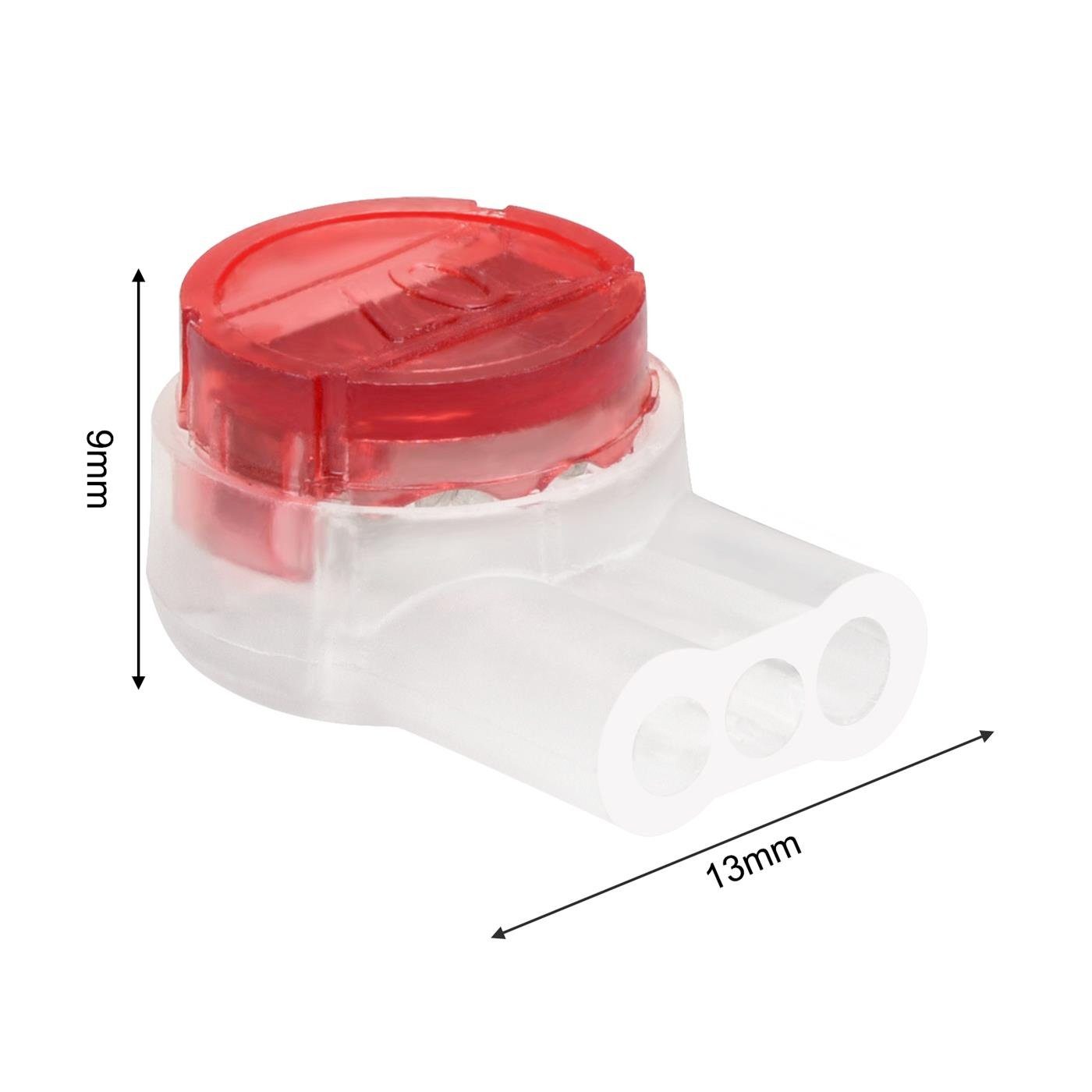 VERCO Kabelverbinder-Sortiment Kabelklemme für Mähroboter Begrenzungskabel, Schnellverbinder Kabel Verbinder wasserdicht durch Gel