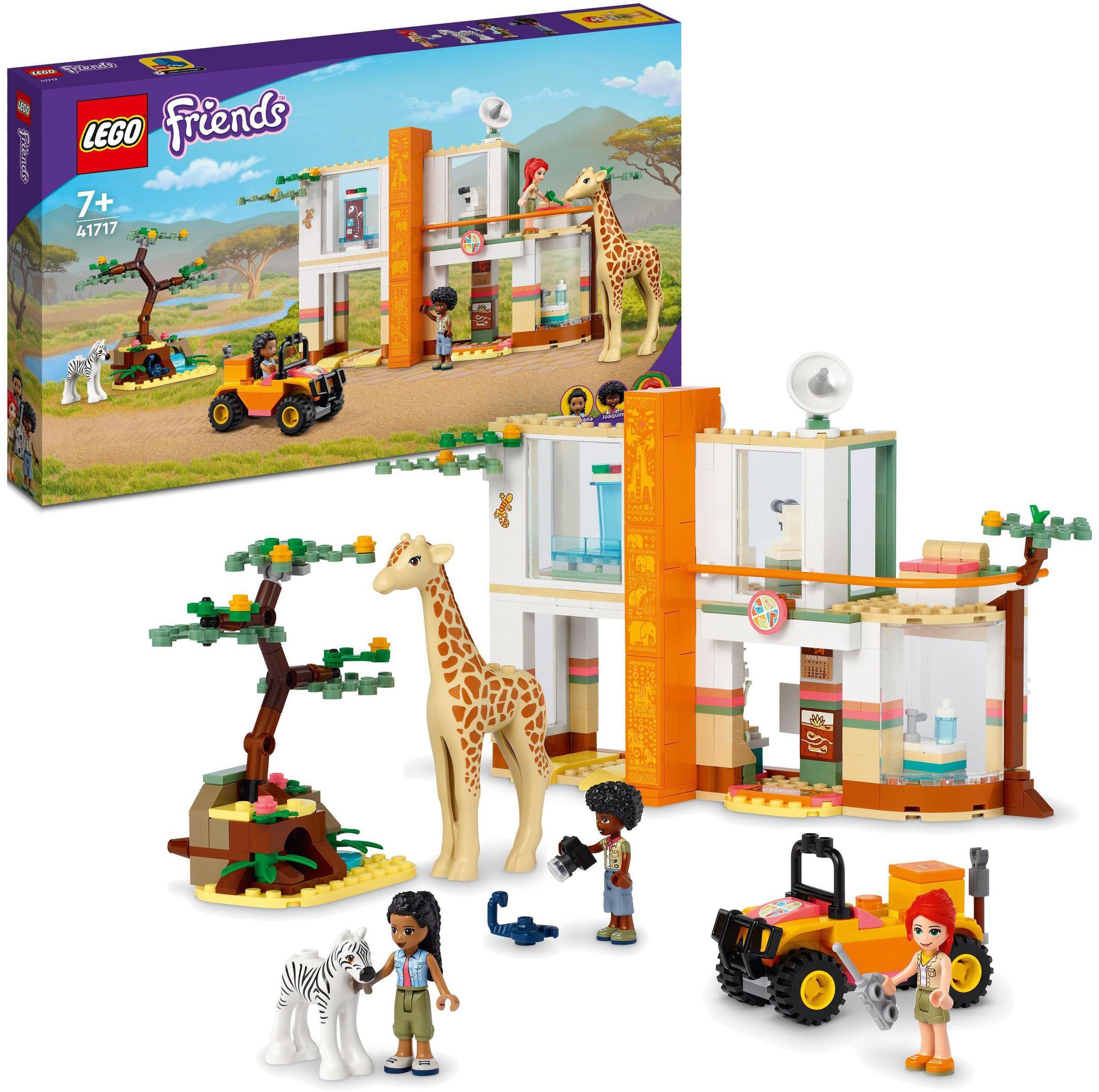 LEGO® Konstruktionsspielsteine Mias Tierrettungsmission (41717), LEGO®  Friends, (430 St)