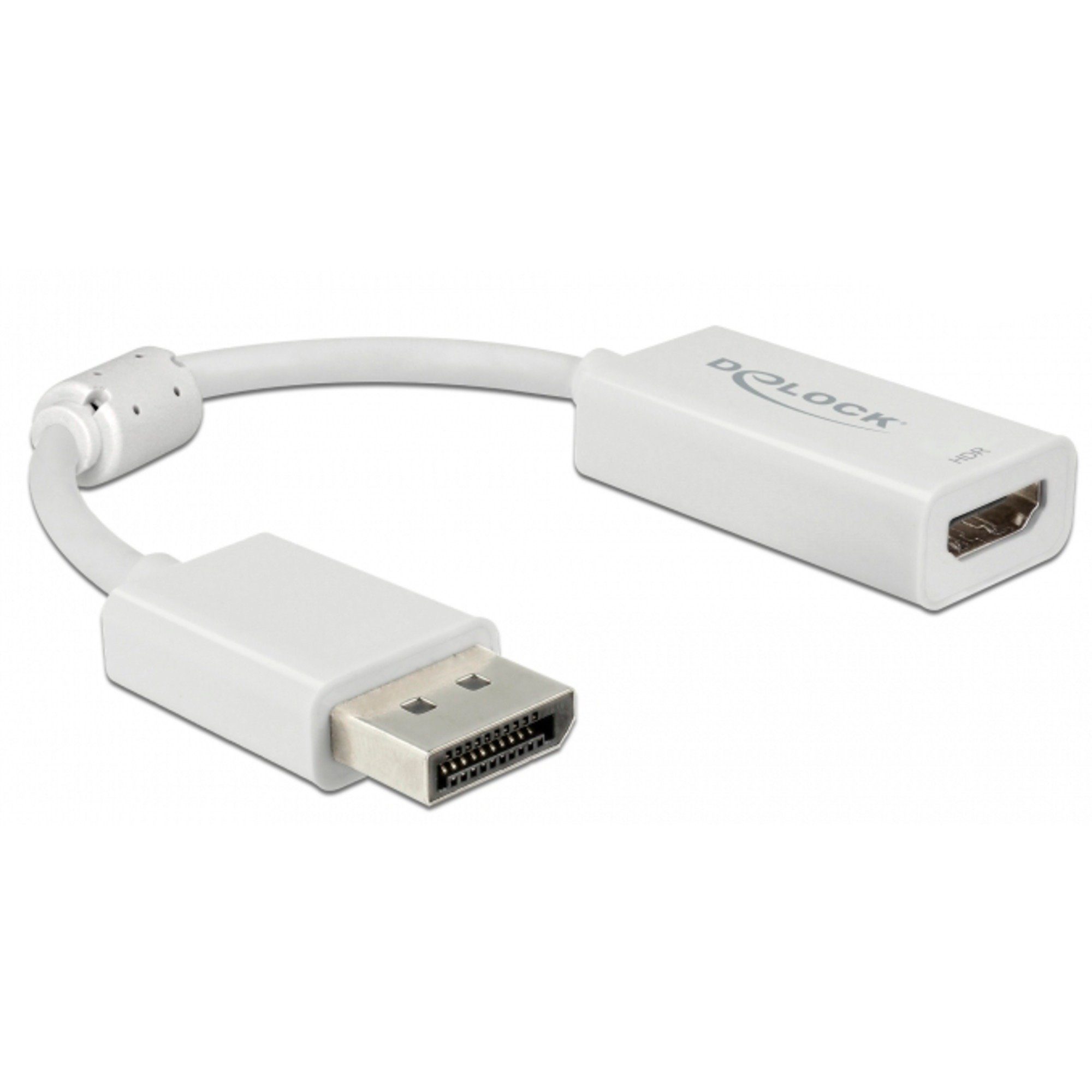 DeLOCK Adapter DisplayPort > HDMI 4K 60Hz mit HDR Audio- & Video-Adapter