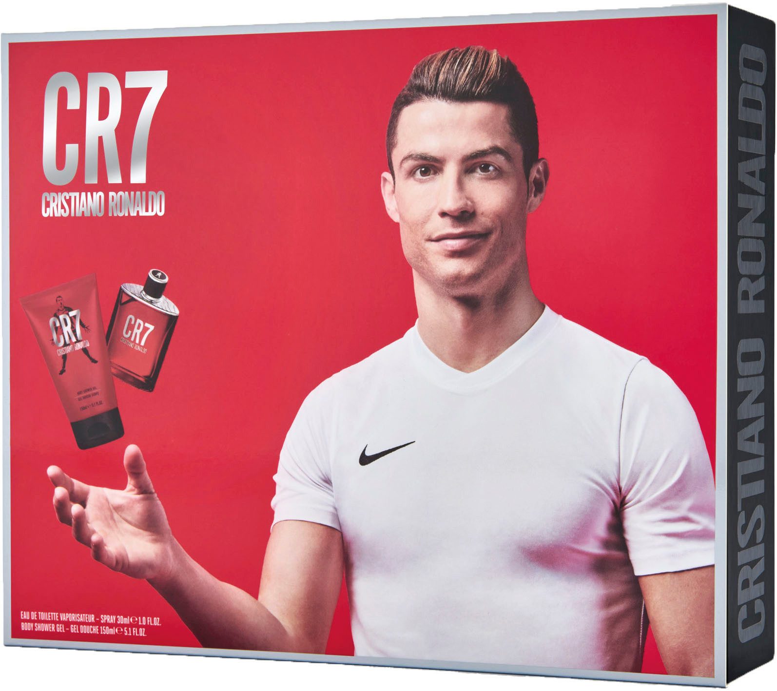 CRISTIANO RONALDO Duft-Set Cristiano Ronaldo - Fearless Set 30ml + 150 ml Shower Gel, 2-tlg., Würziger Duft mit rotem Apfel, Veilchen und Tonkabohne.