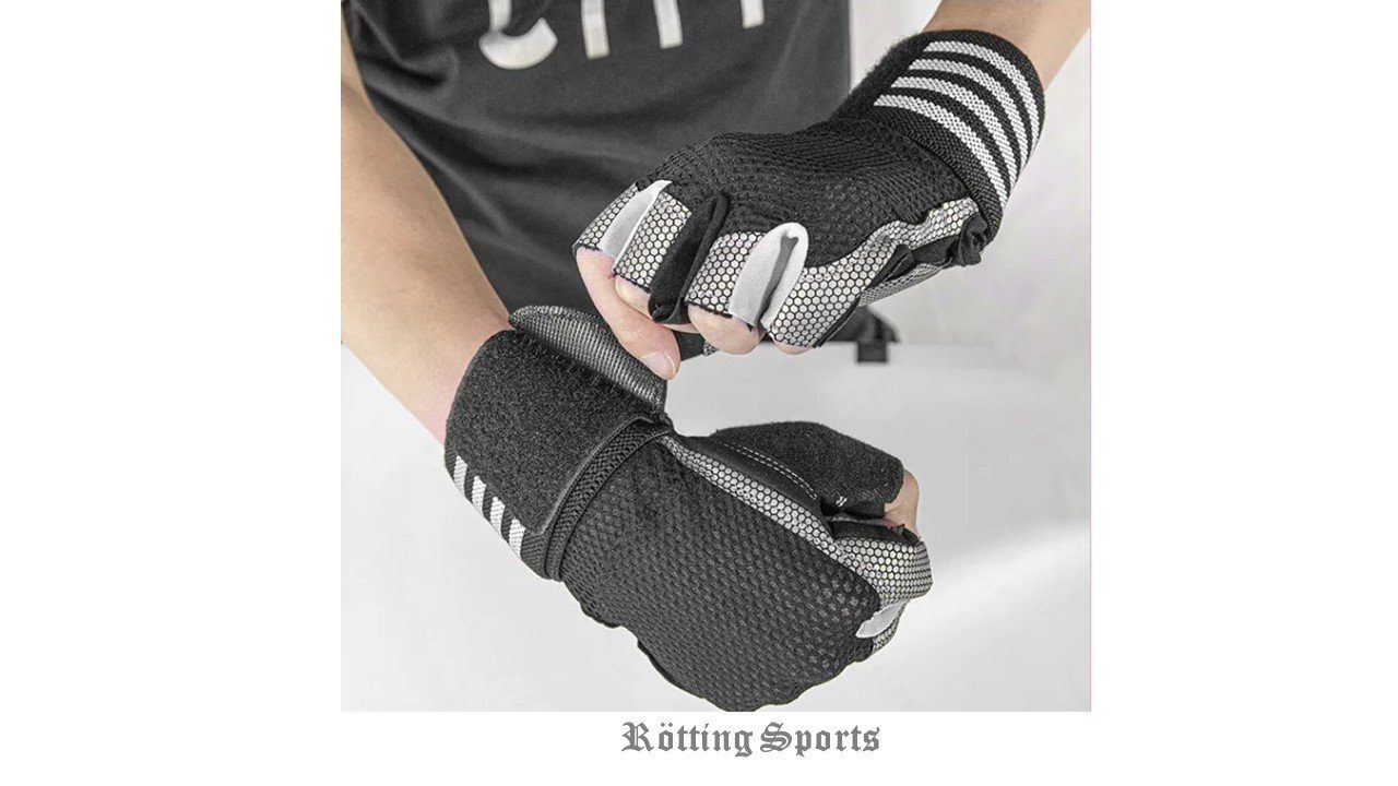 Fahrrad Sport Rötting für Design - Sports Grau Training Fitness Rötting Handschuhe Trainingshandschuhe
