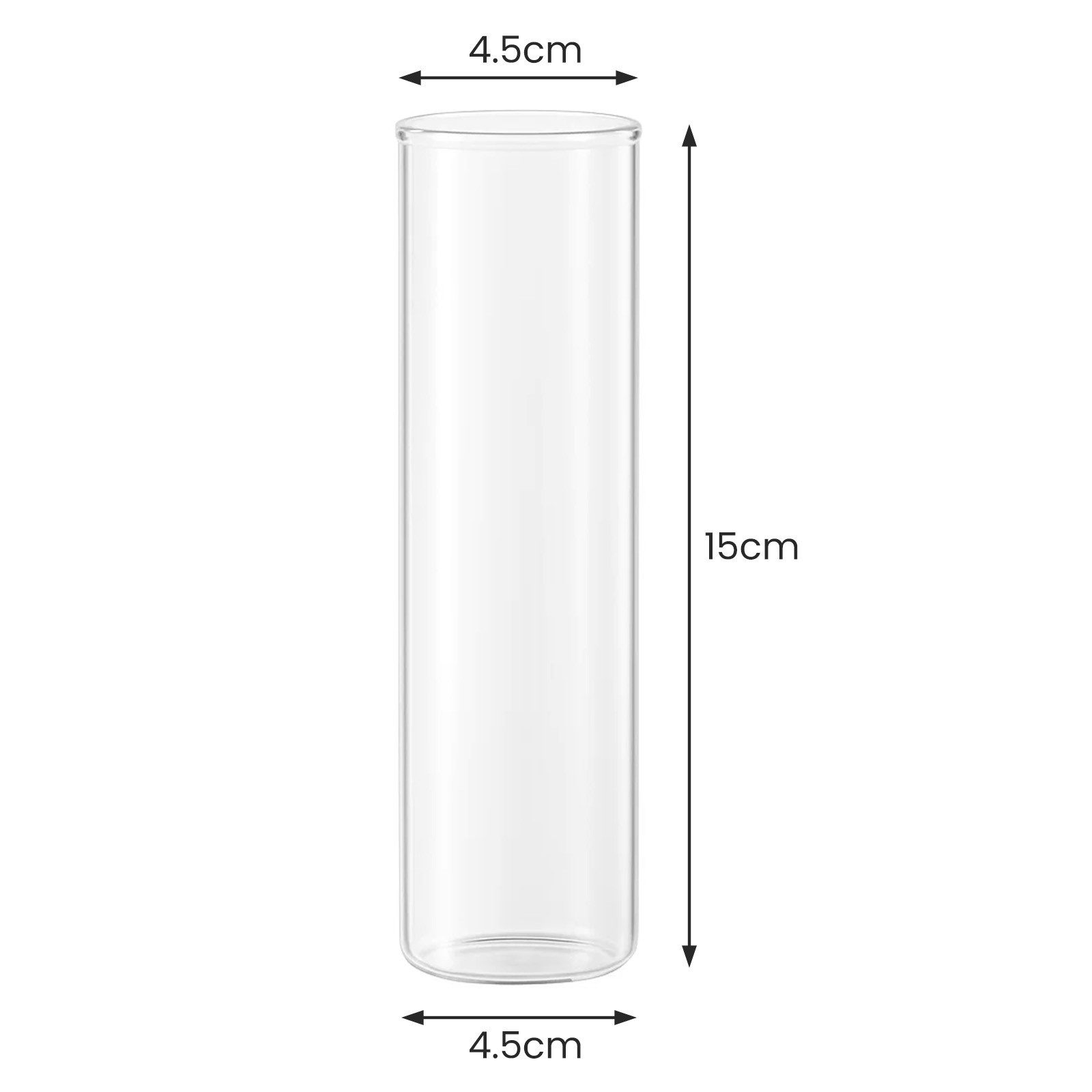 Youyijia Tischvase 12er Zylinder Vase Glas günstig online kaufen