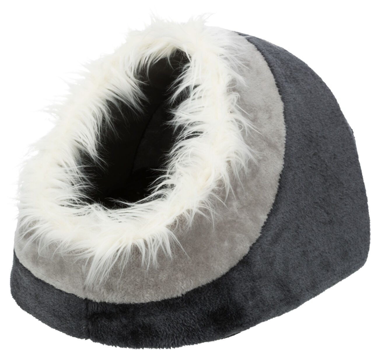 TRIXIE Tierhöhle Höhle Minou - dunkelgrau/hellgrau - 35 × 26 × 41 cm