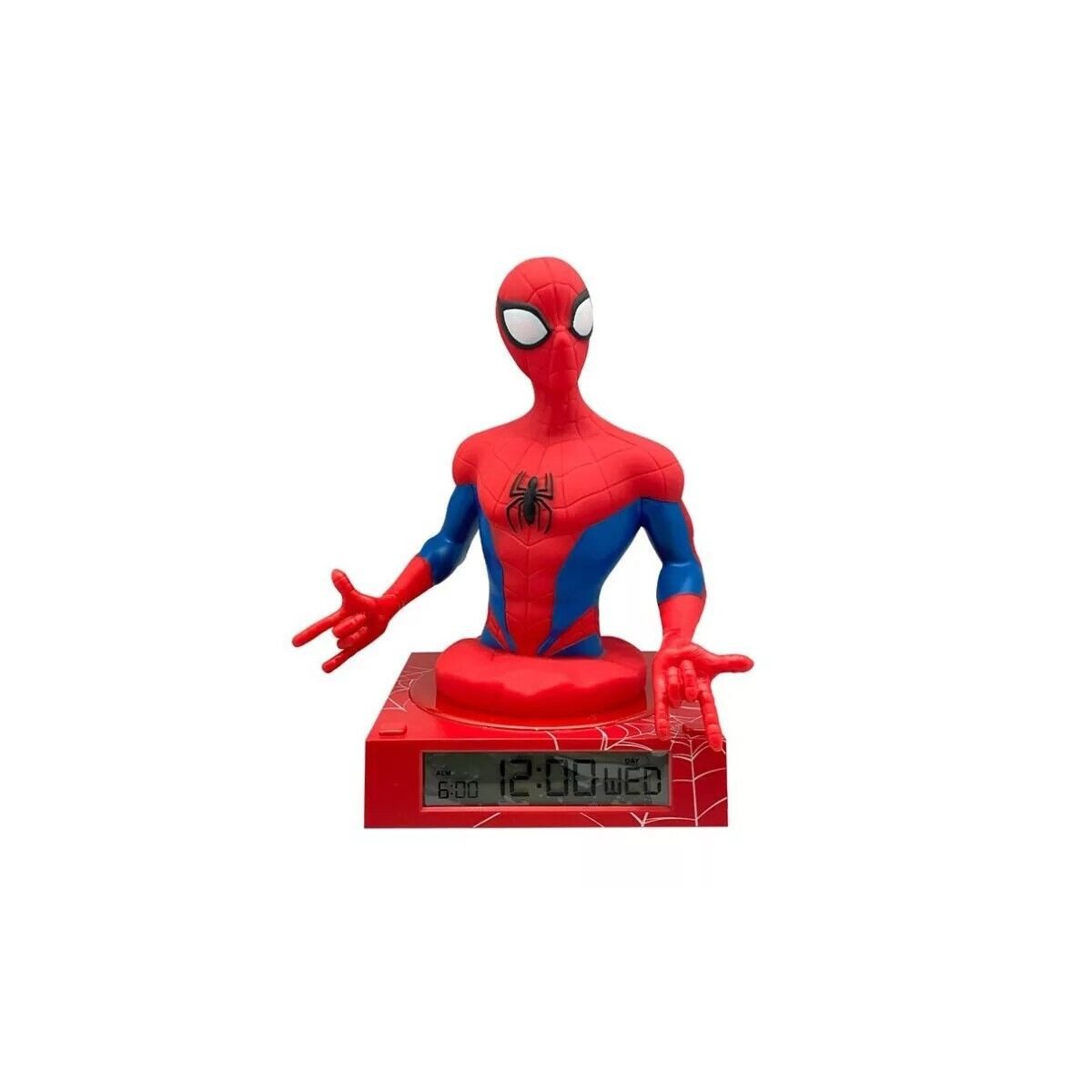 Spiderman Wanduhr Spiderman 3D Nachtlampe und Wecker