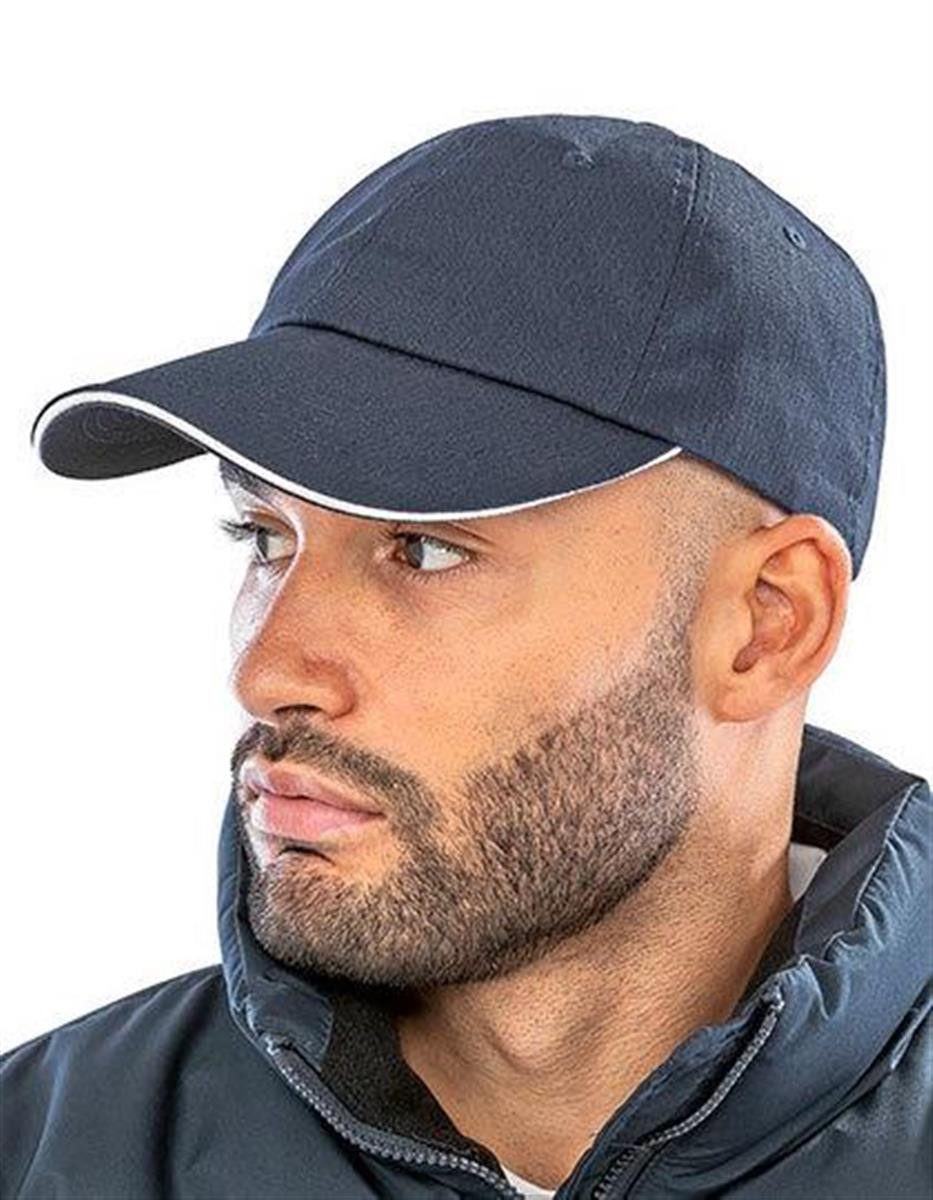 Result Headwear Baseball Cap Herringbone Cap with Sandwich Peak / Kappe / Mütze / Hut