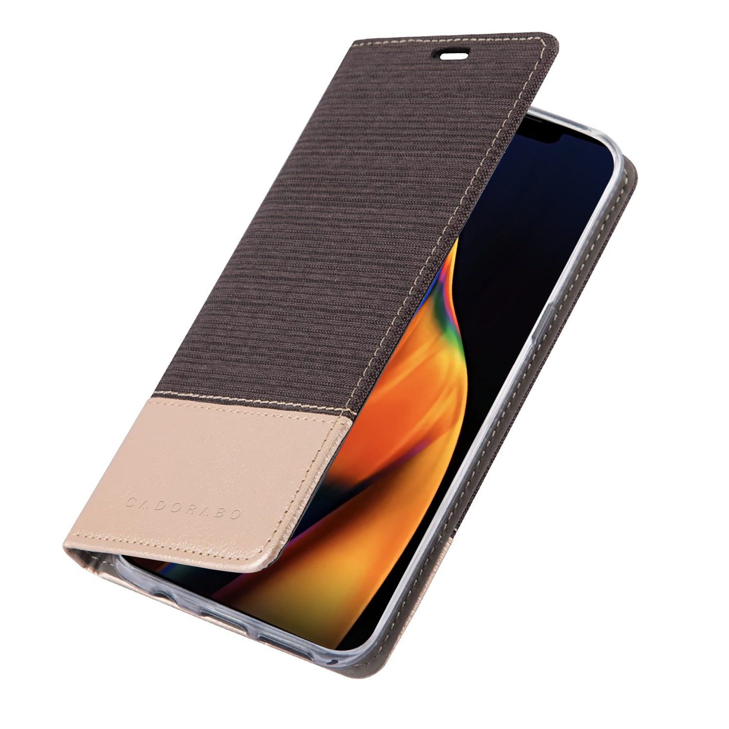 Cadorabo Handyhülle für iPhone 13 MINI Hülle Apple iPhone 13 MINI, Klappbare Handy Schutzhülle - Hülle - mit Standfunktion und Kartenfach